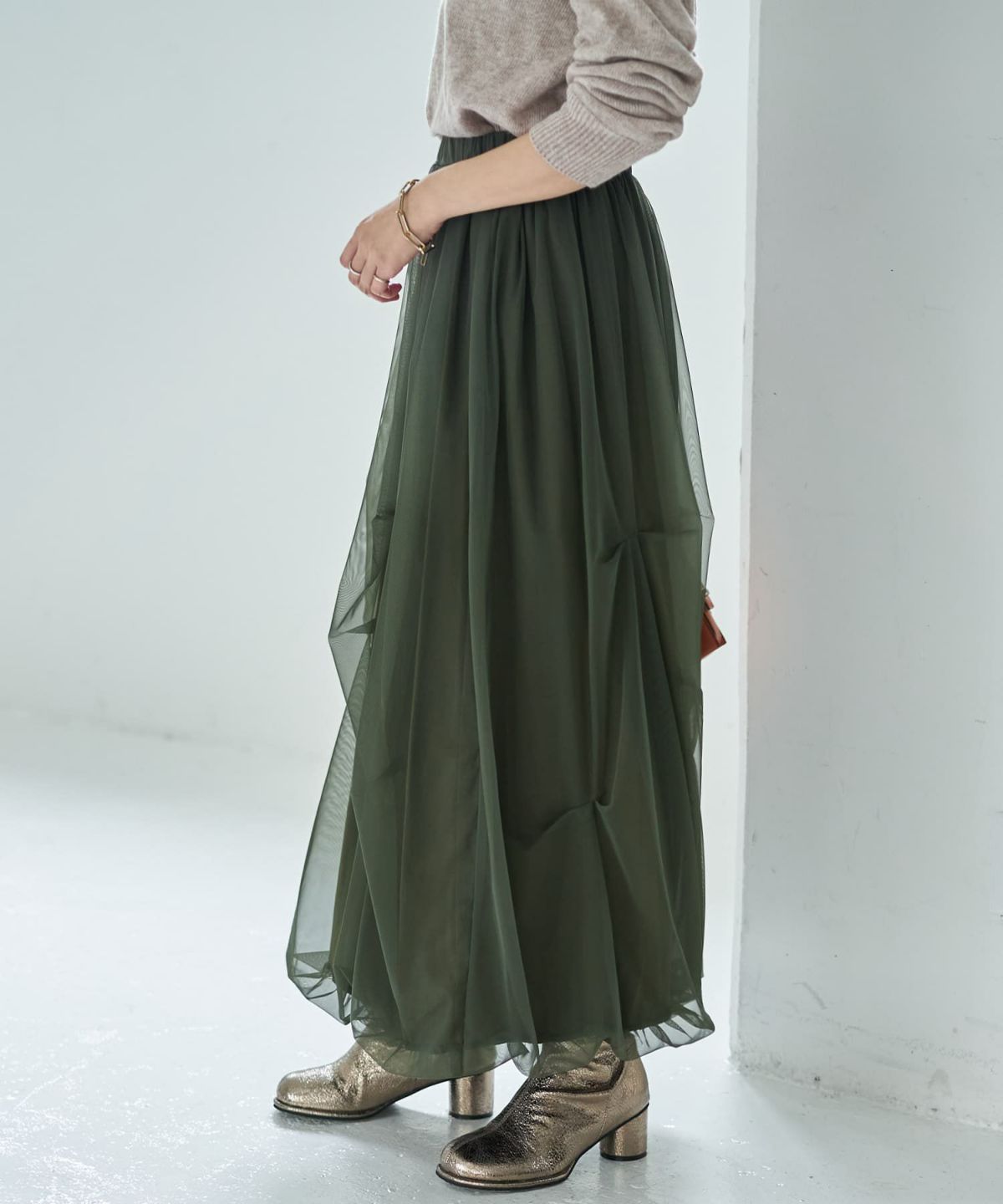 着用イメージ 166cm カーキ 02サイズ