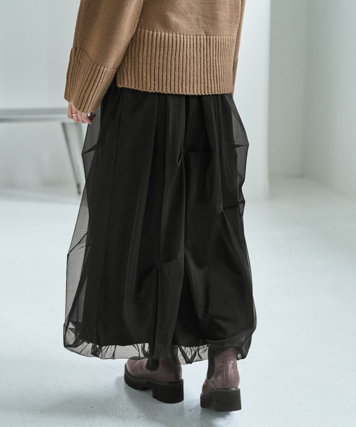 着用イメージ 166cm ブラック 02サイズ