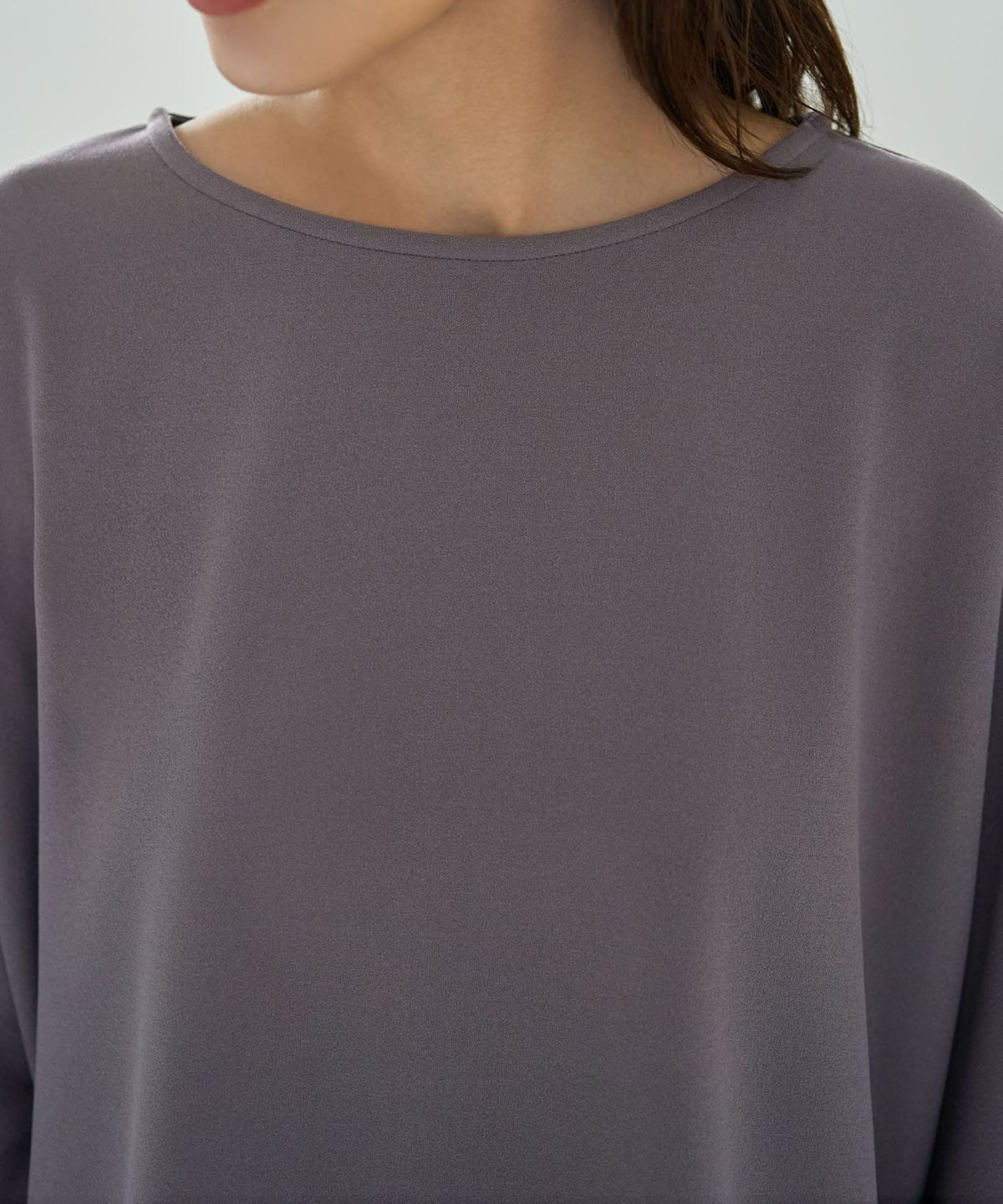 着用イメージ 166cm グレー