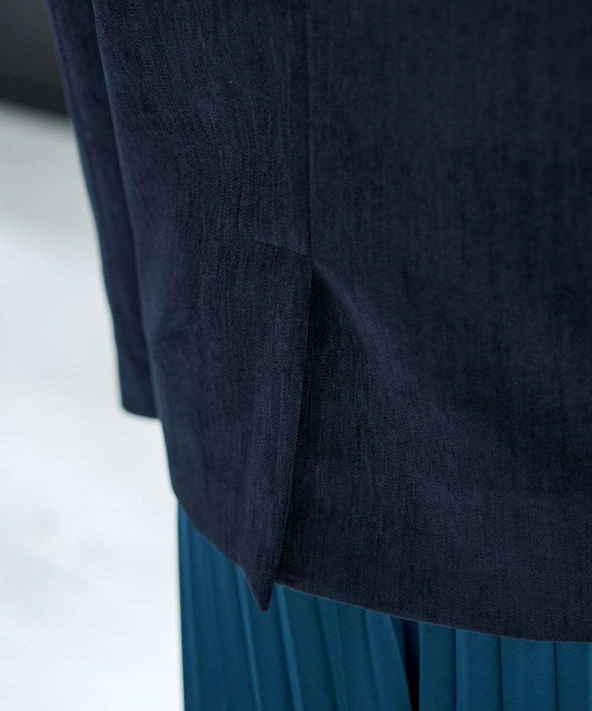着用イメージ 167cm ネイビー