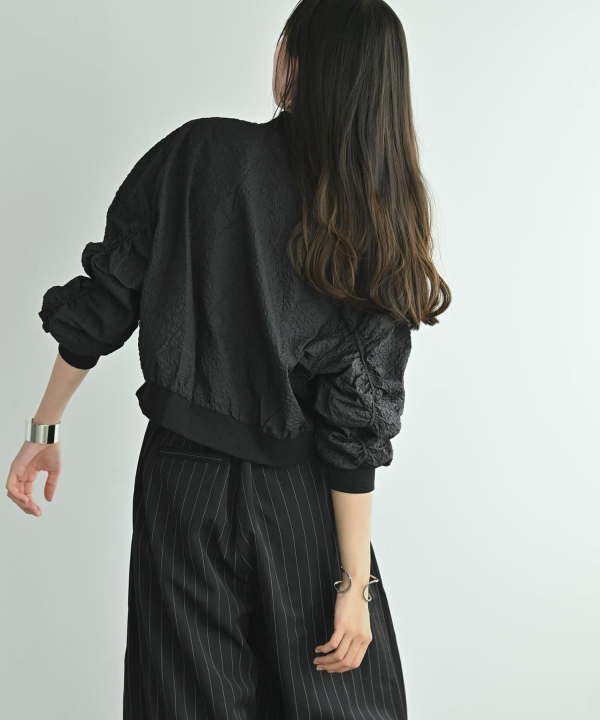 着用イメージ 169cm ブラック