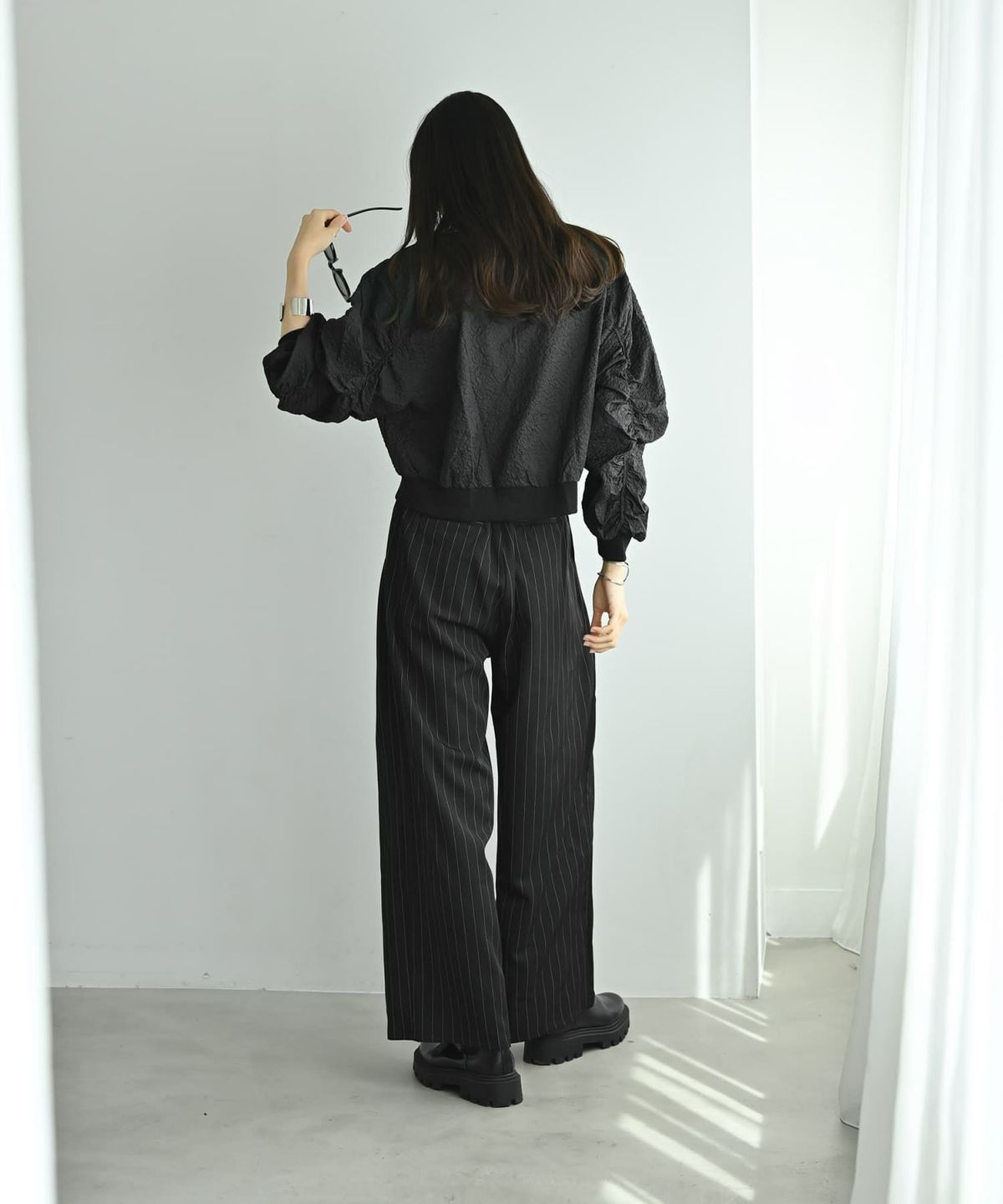 着用イメージ 169cm ブラック