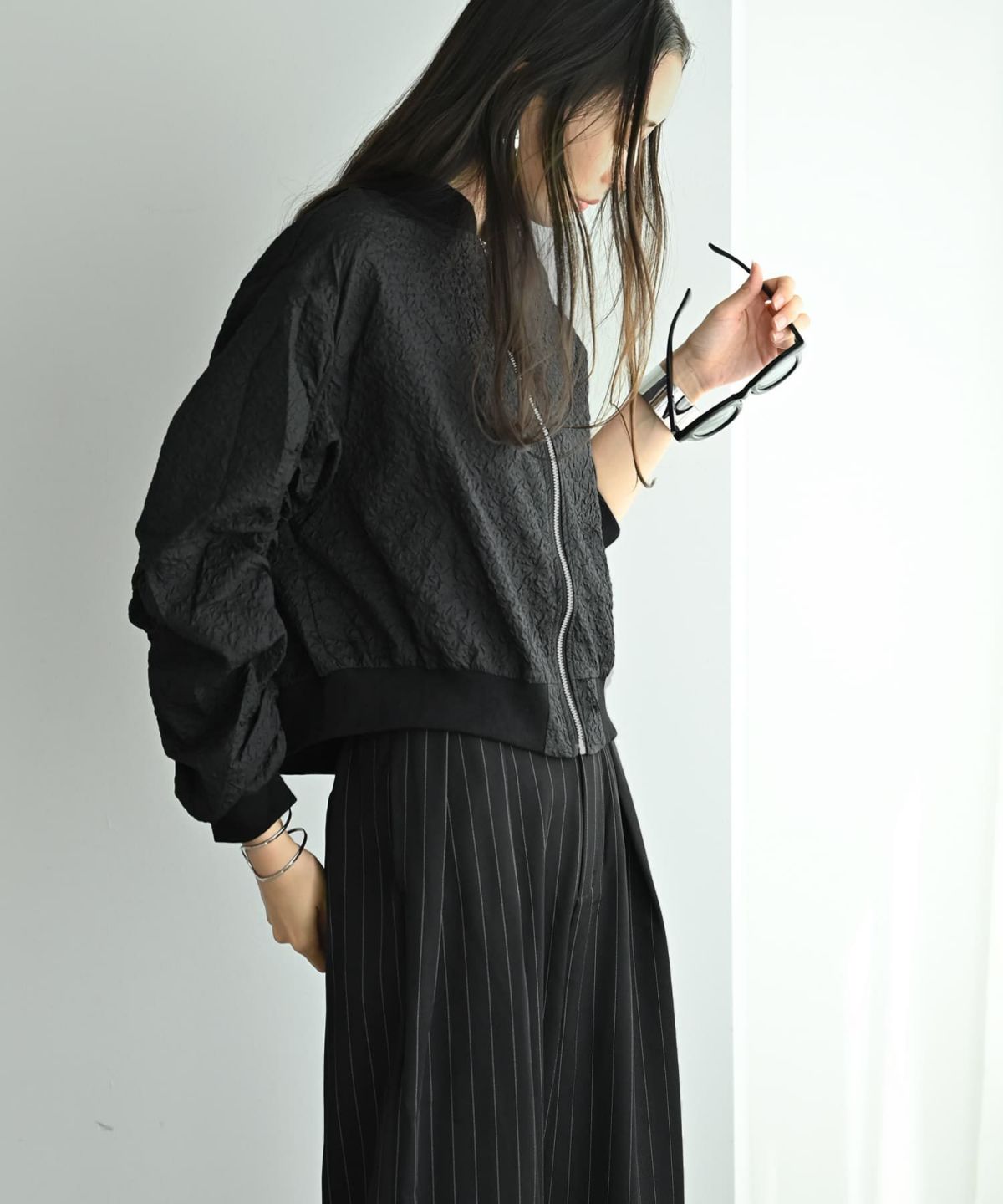 着用イメージ 169cm ブラック