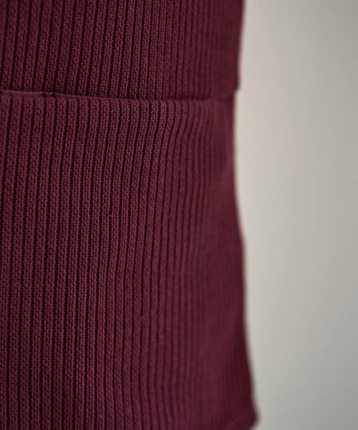 着用イメージ 166cm バーガンディー
