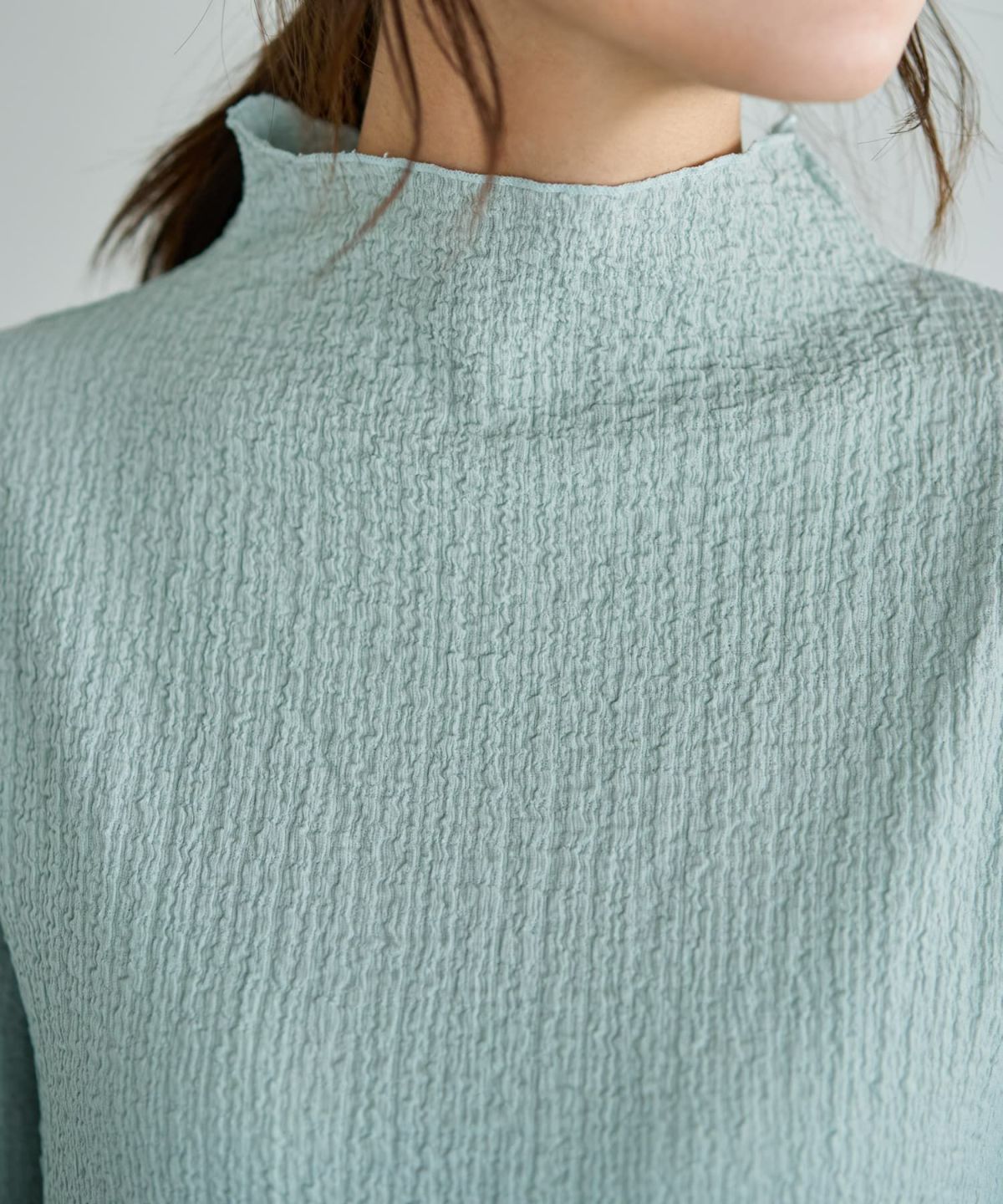 着用イメージ 166cm ミント