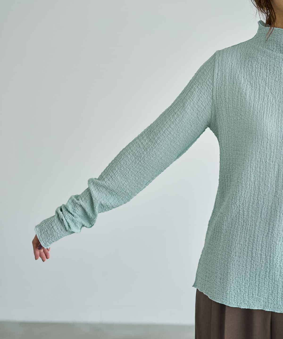 着用イメージ 166cm ミント