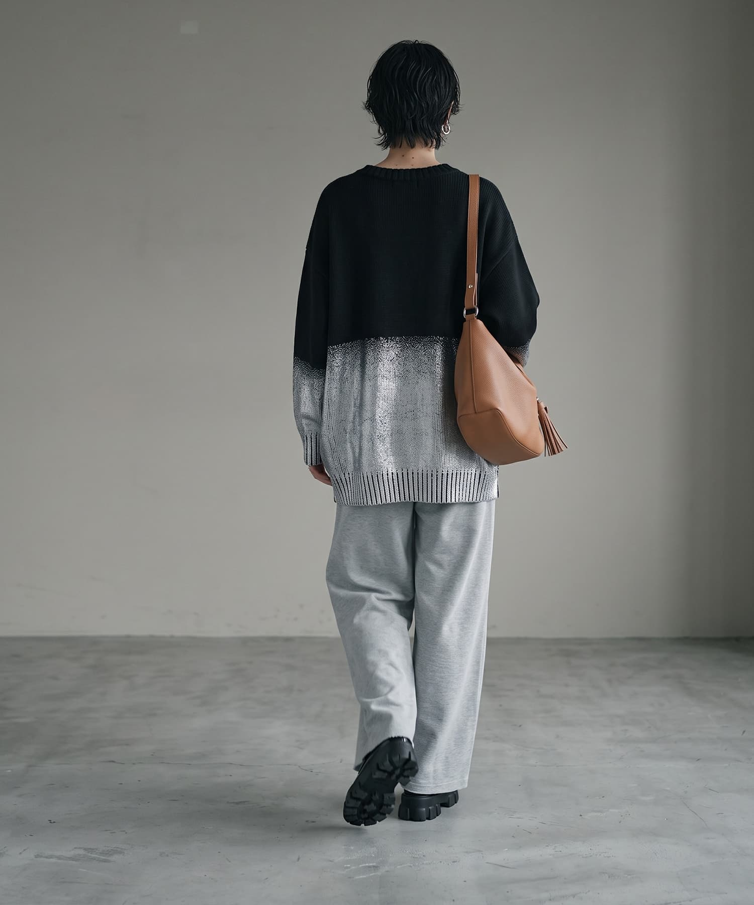 着用イメージ 170cm アイボリー