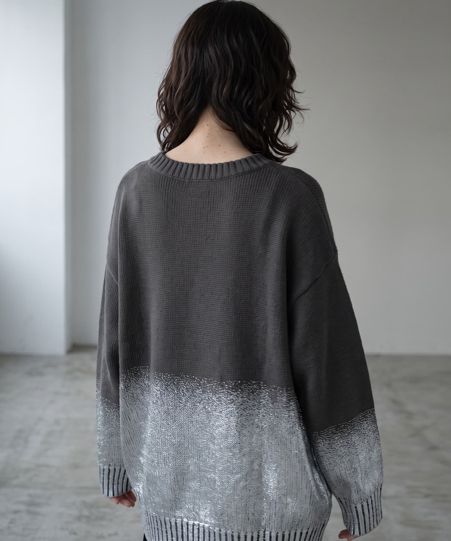 着用イメージ 170cm チャコール