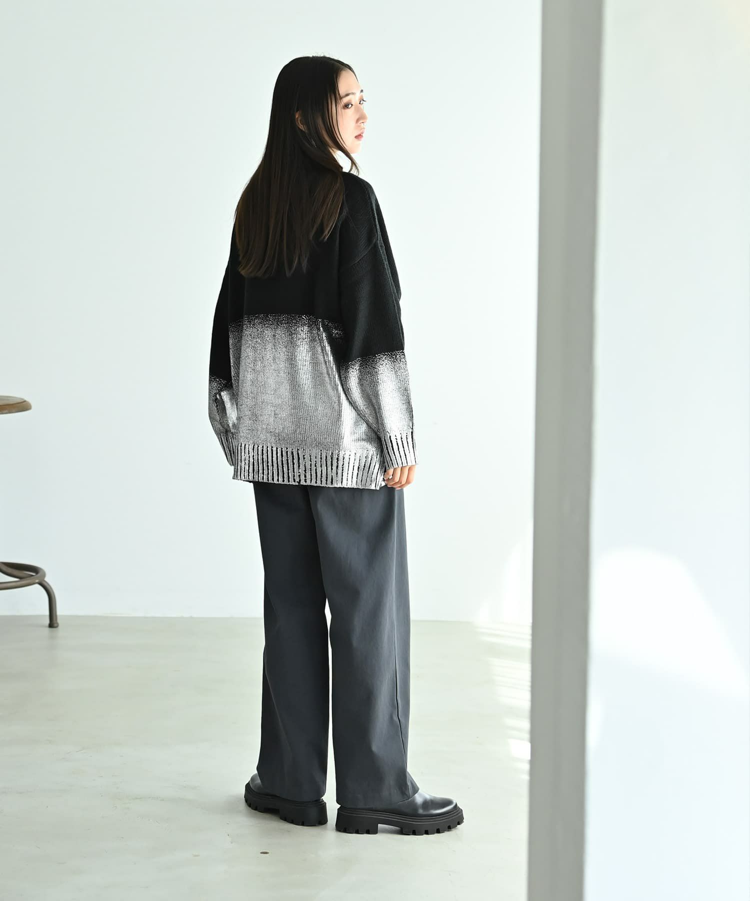 着用イメージ 170cm ブラック