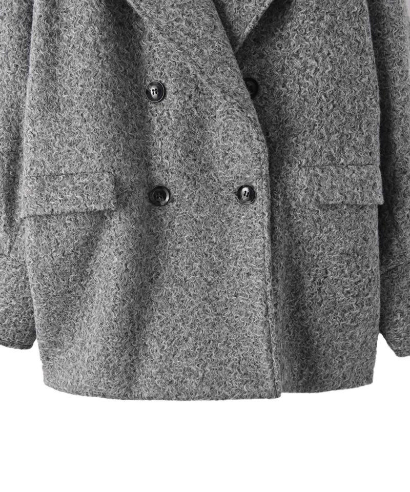 シャギーダブルコート SMILE ORCHID｜シャギーダブルコート | Rakuten Fashion(楽天