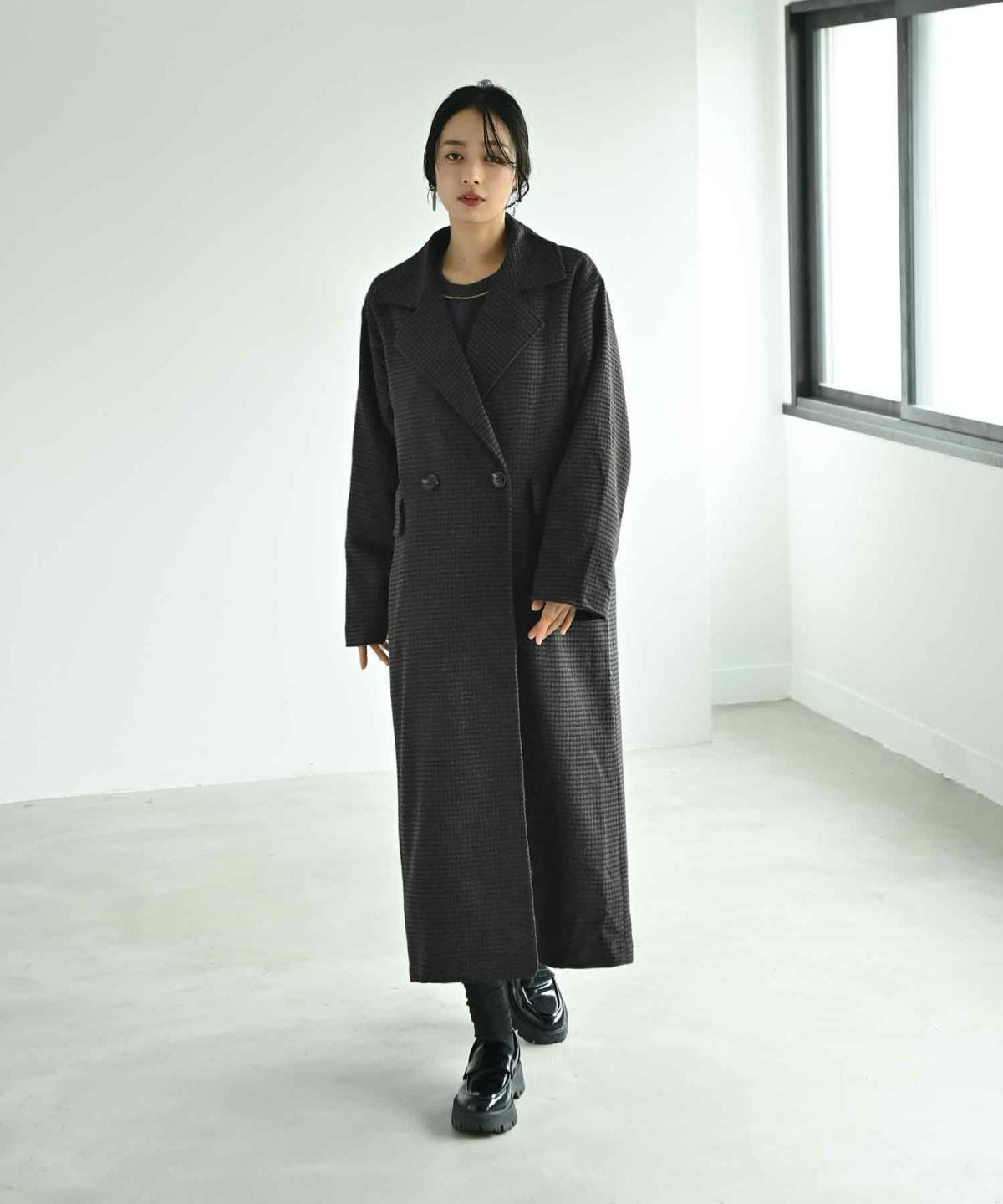 着用イメージ 167cm ブラック