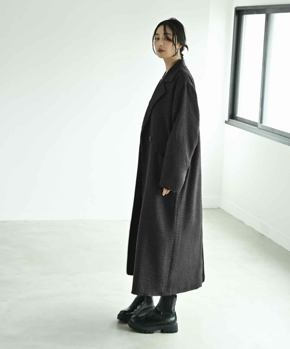 着用イメージ 167cm ブラック