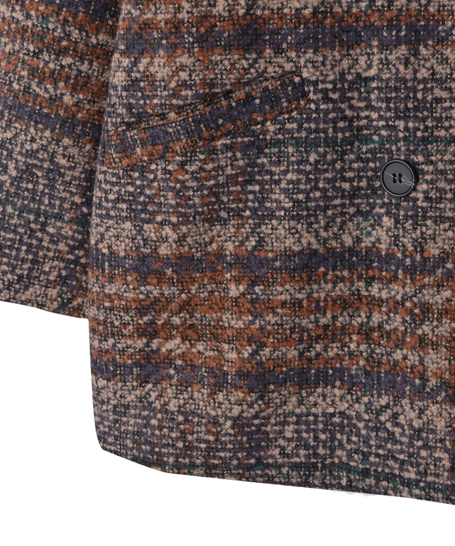 BLK001】ビックチェック柄ショートコート | おしゃれな大人レディース