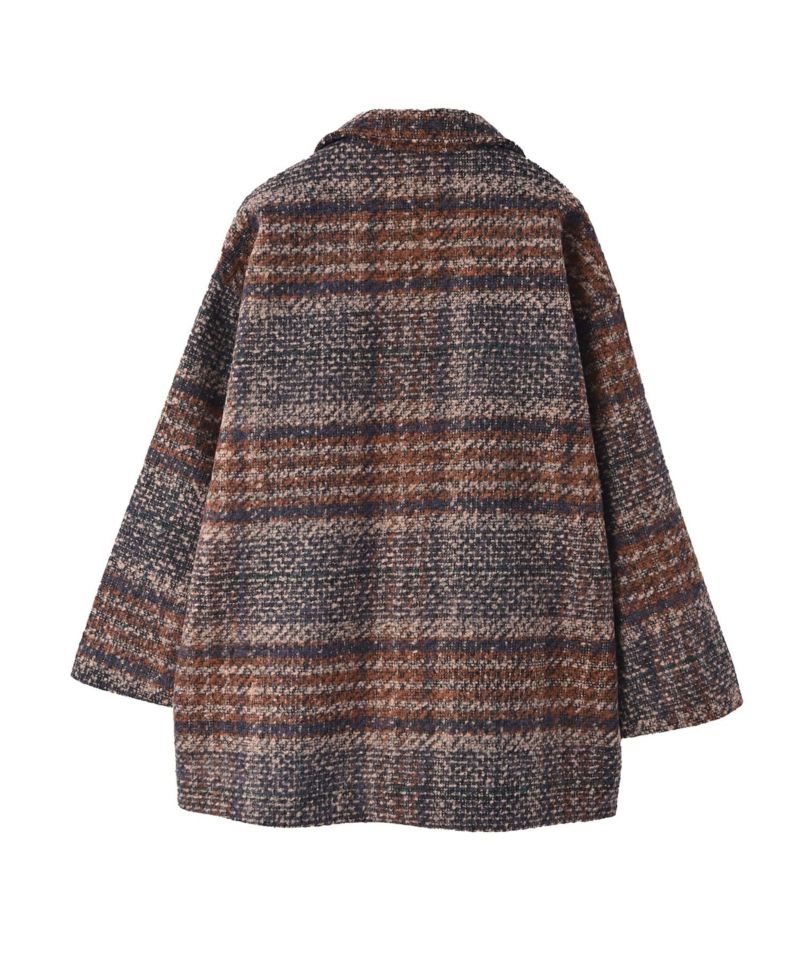 rito structure ショートコート チェック rito structure ショートコート チェック