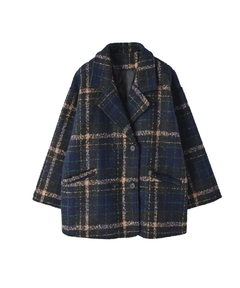 rito structure ショートコート チェック rito structure ショートコート チェック rito_structure) • Instagram