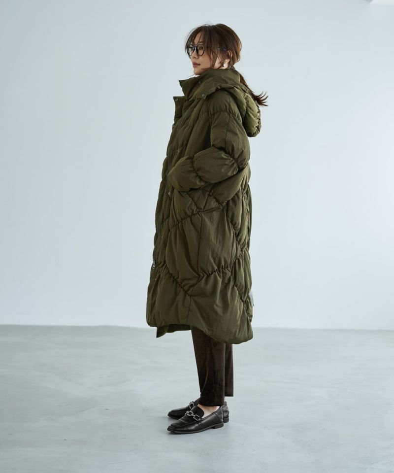 萌　　ゆったり中綿ロングコート　美品 楽天市場】レディース モッズコート ロングコート マウンテンパーカー