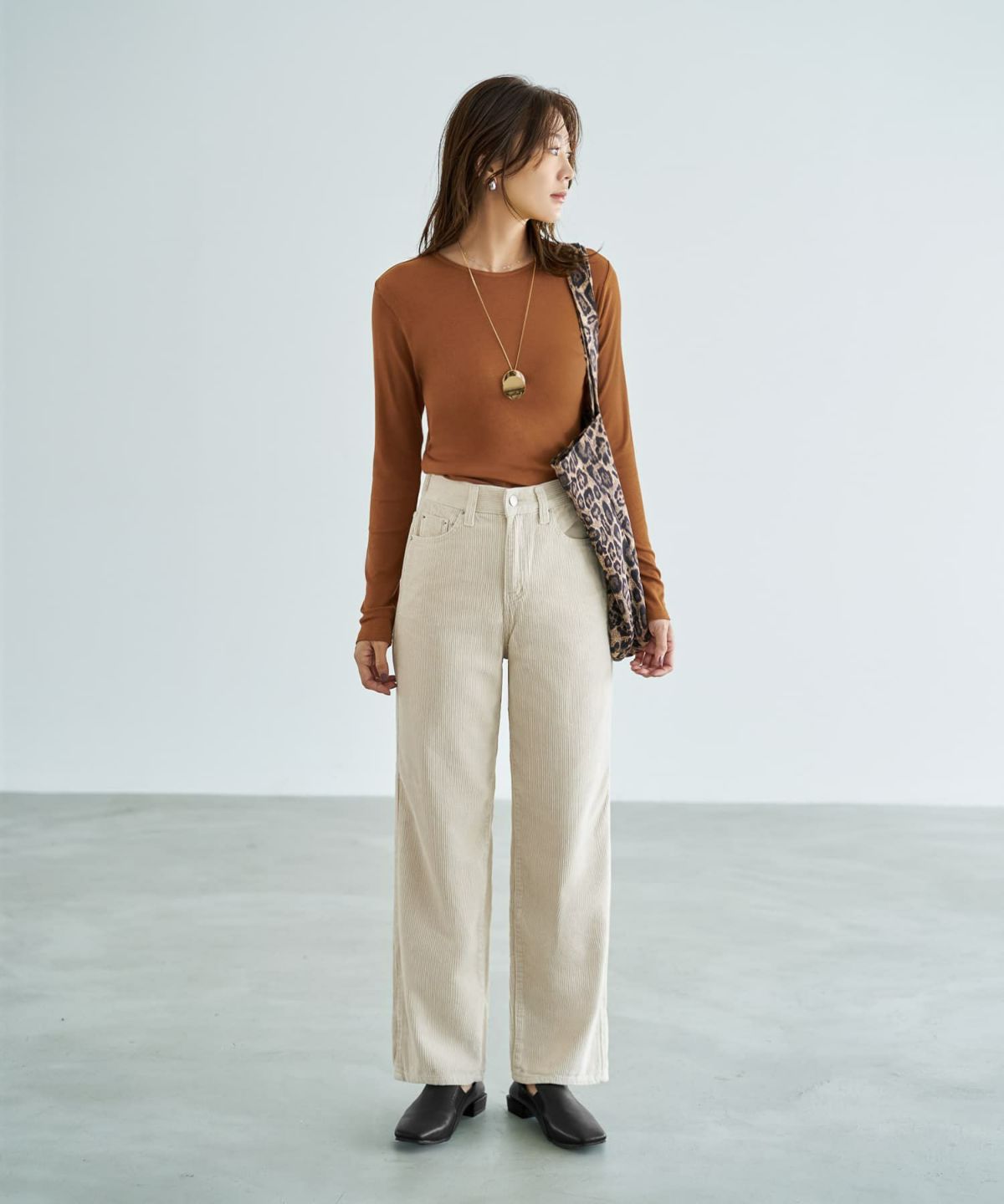 着用イメージ 166cm エクリュ Sサイズ