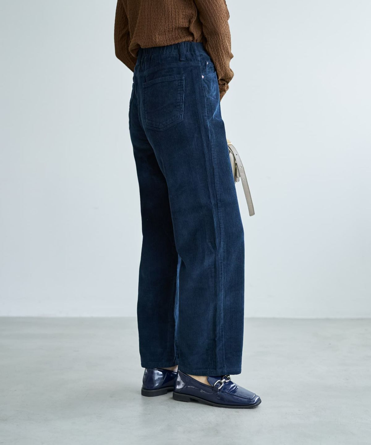 着用イメージ 166cm ネイビー Sサイズ