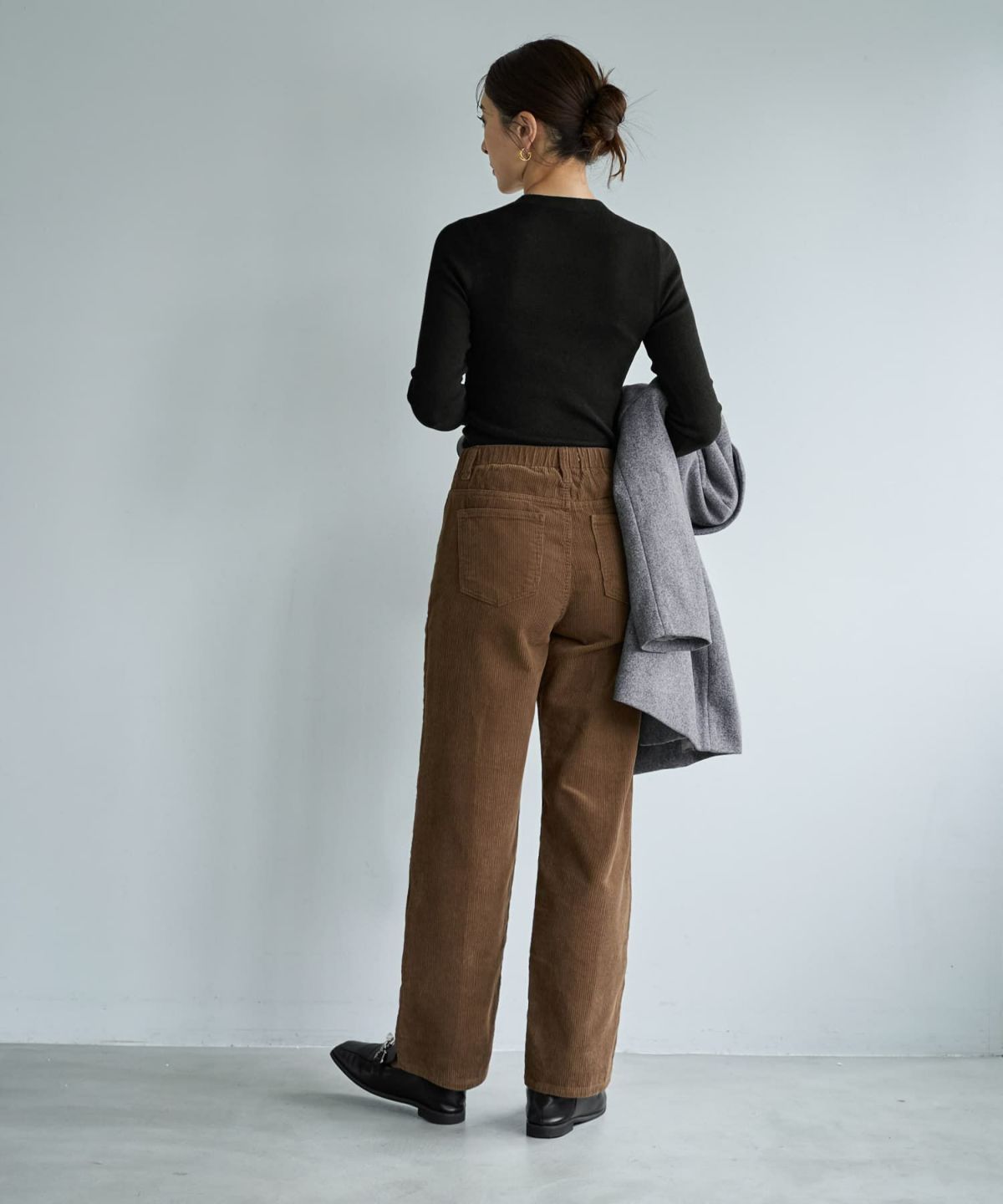 着用イメージ 166cm ブラウン Sサイズ