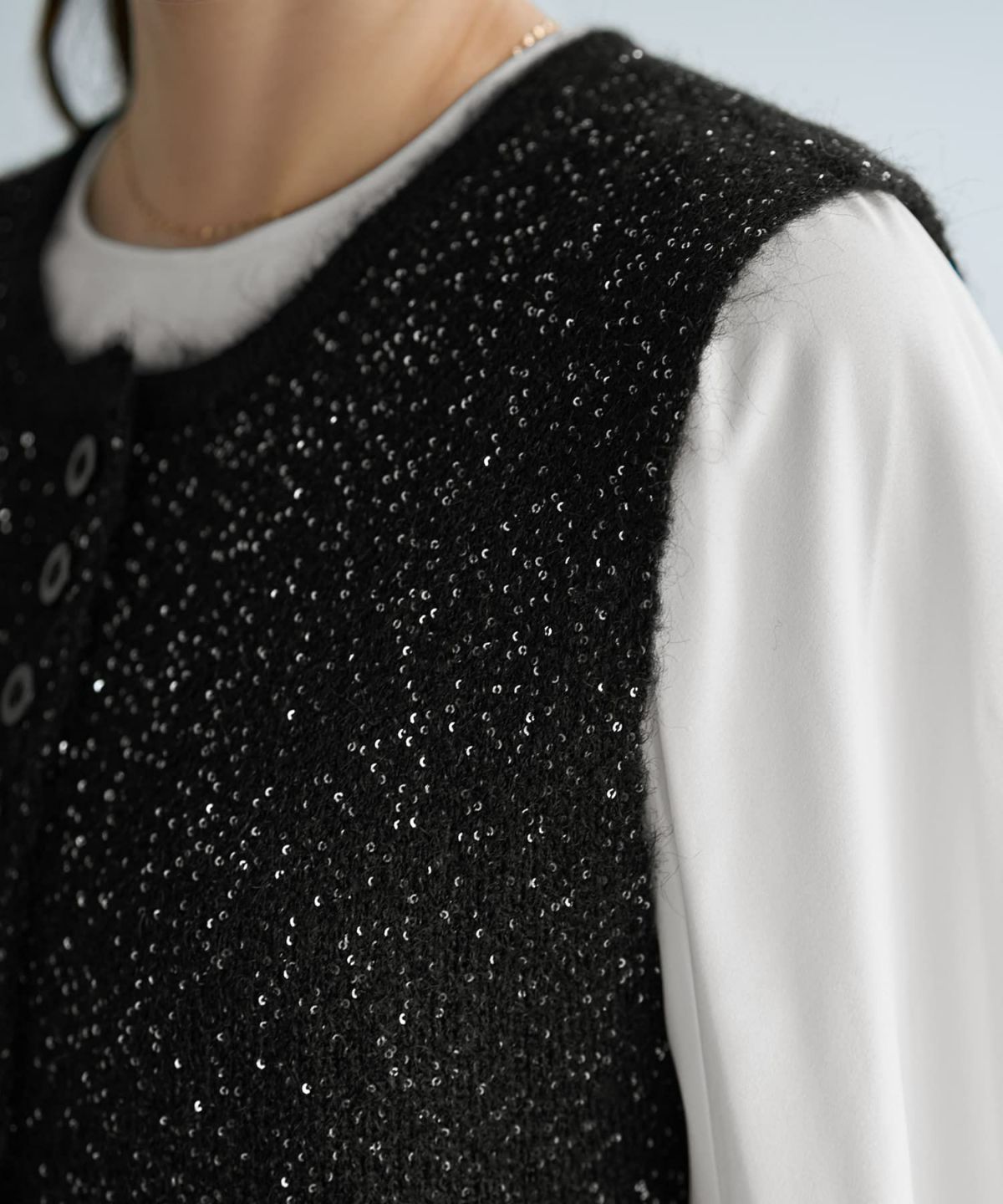 着用イメージ 166cm ブラック