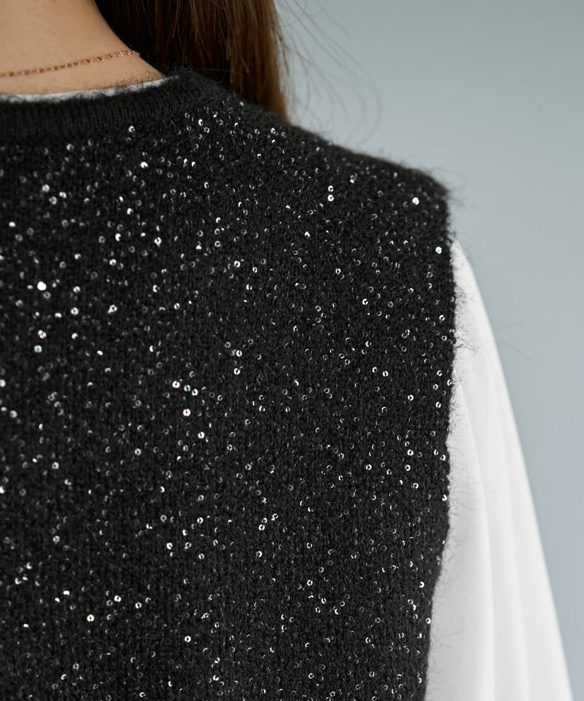 着用イメージ 166cm ブラック