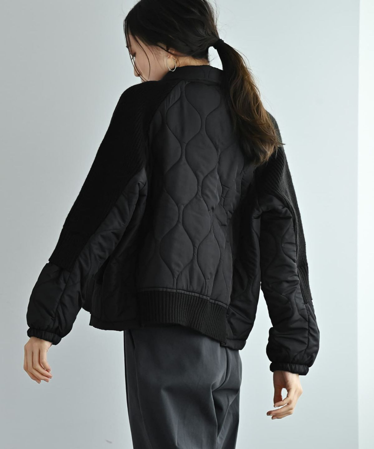 着用イメージ 169cm ブラック