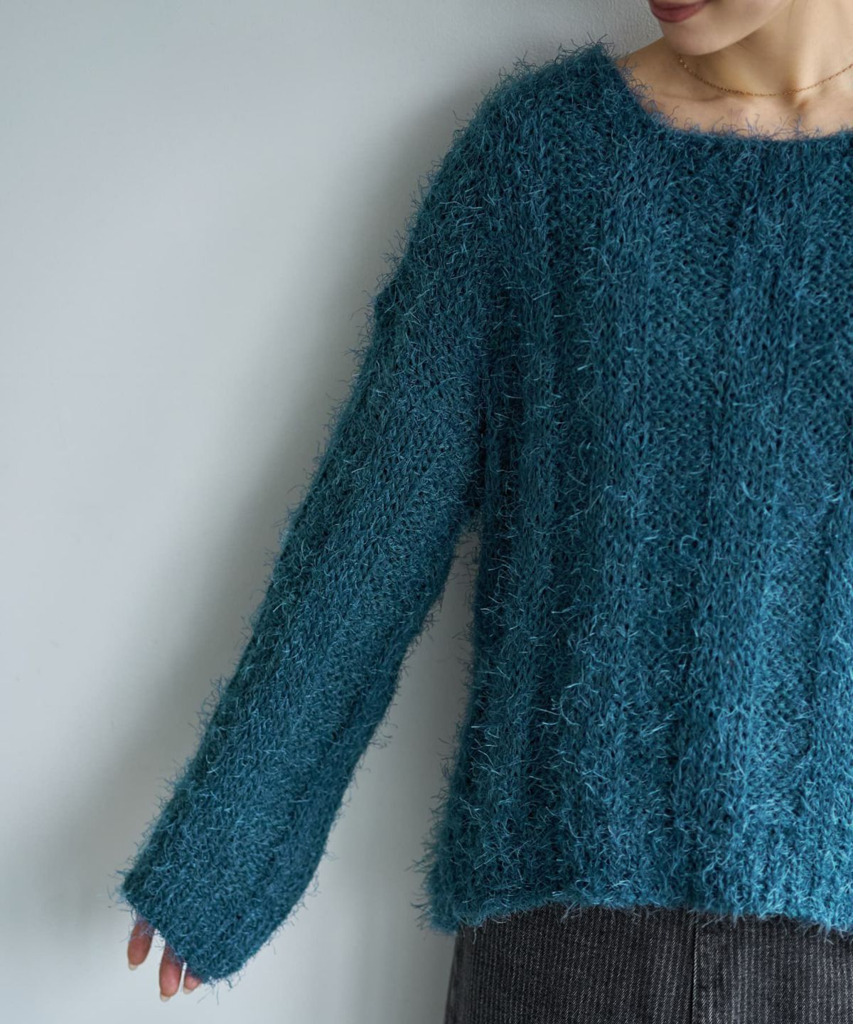 着用イメージ 166cm ダークブルー