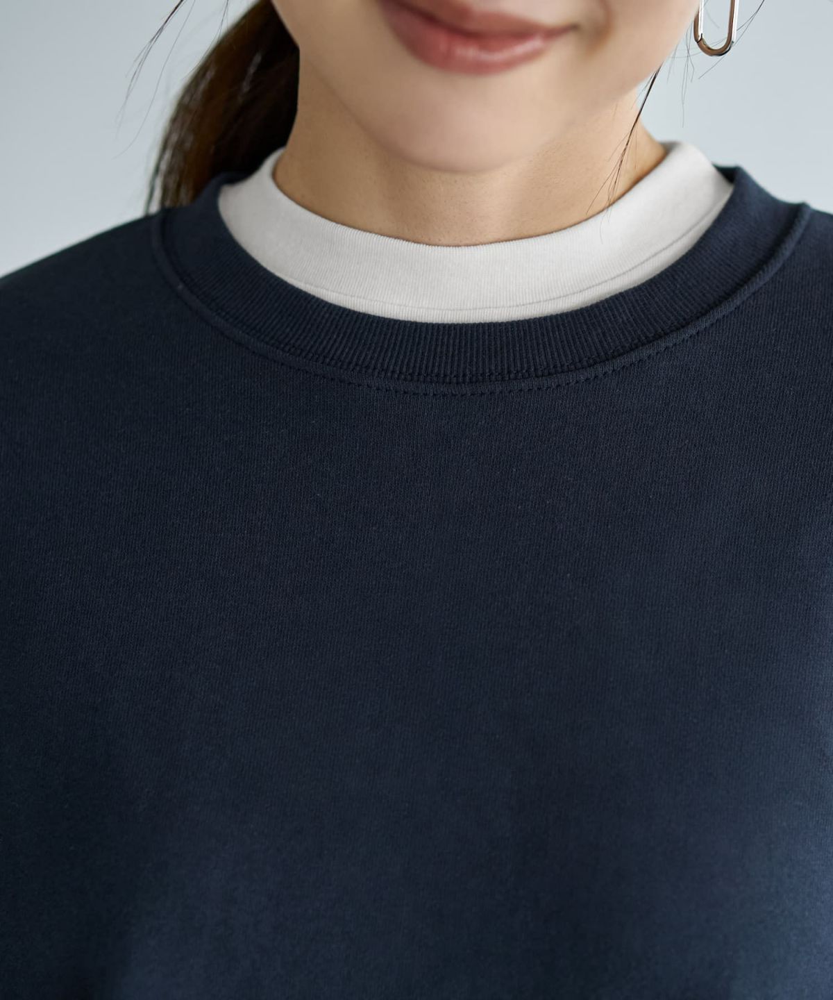 着用イメージ 166cm ホワイト