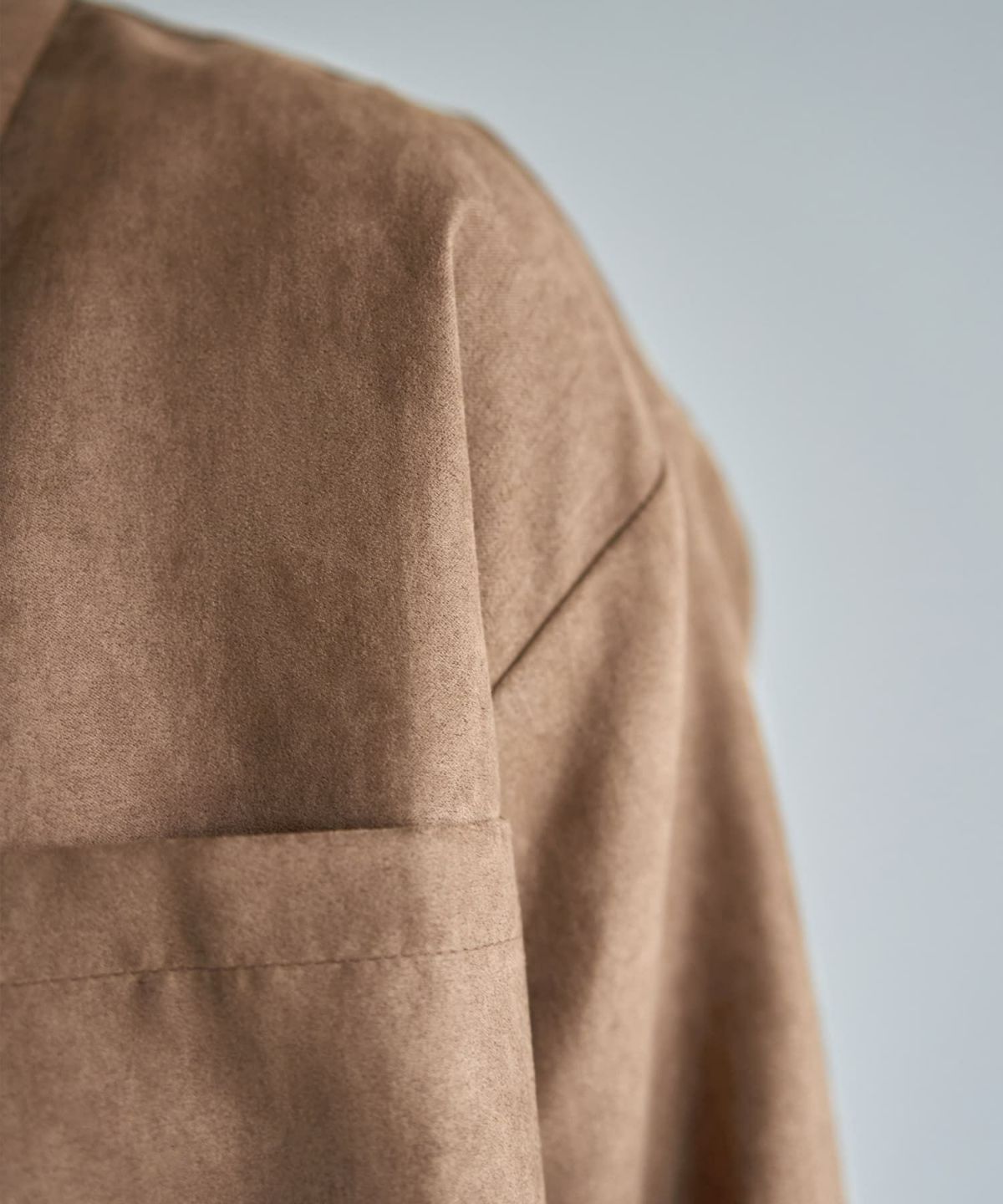 着用イメージ 166cm ライトブラウン