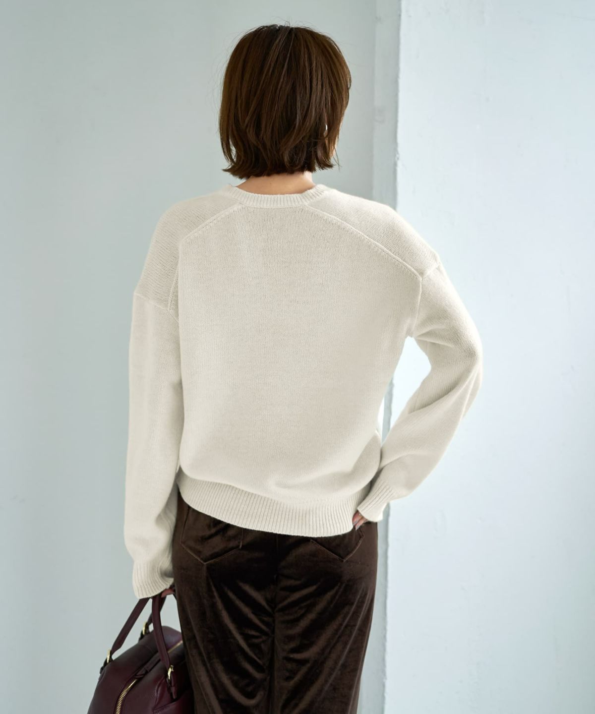 着用イメージ 167cm オフホワイト