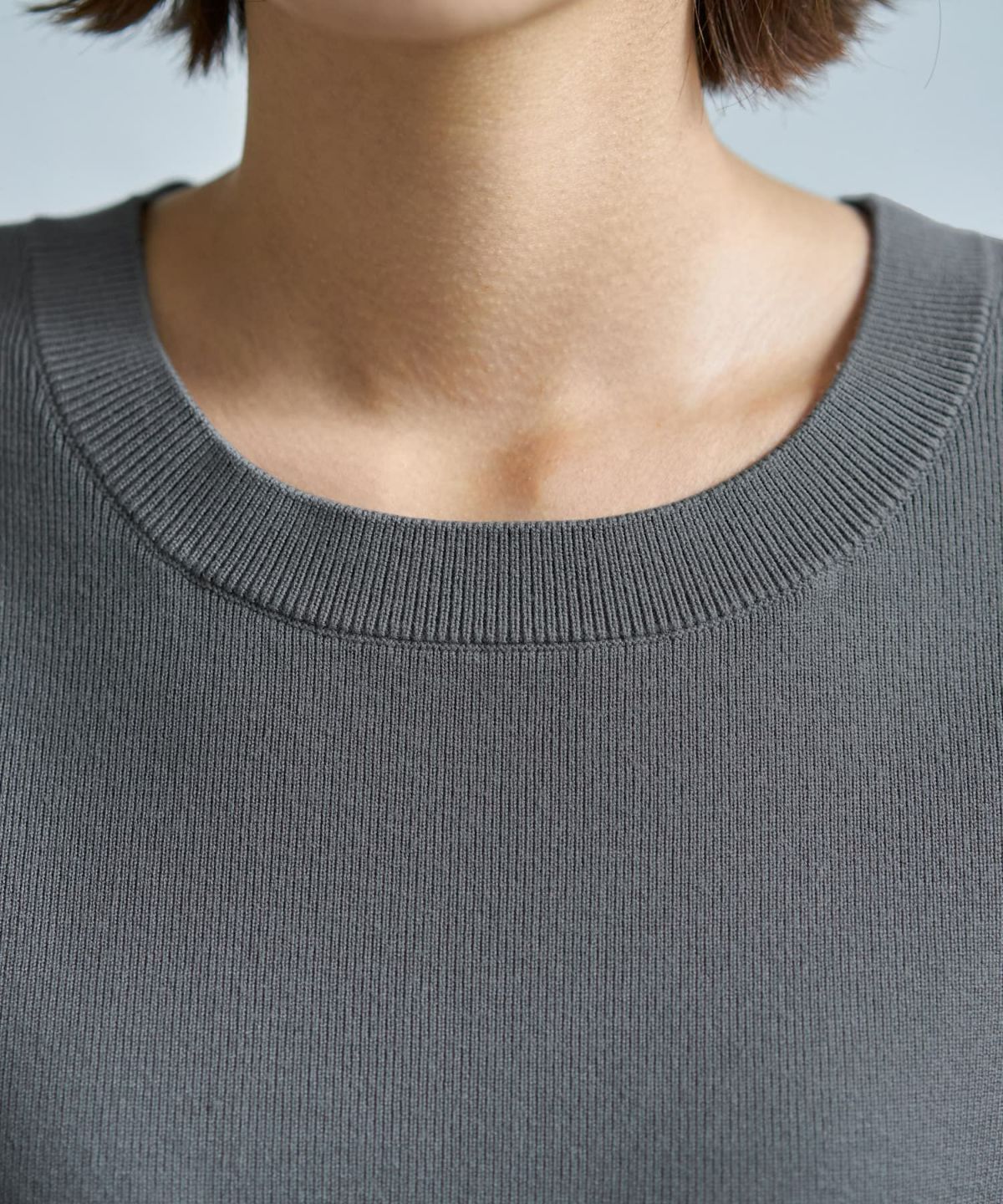 着用イメージ 167cm ダークグレー