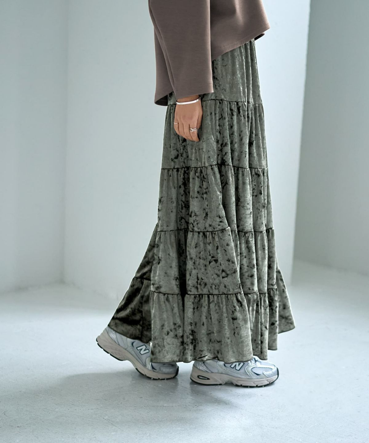 着用イメージ 167cm モスグリーン 02サイズ