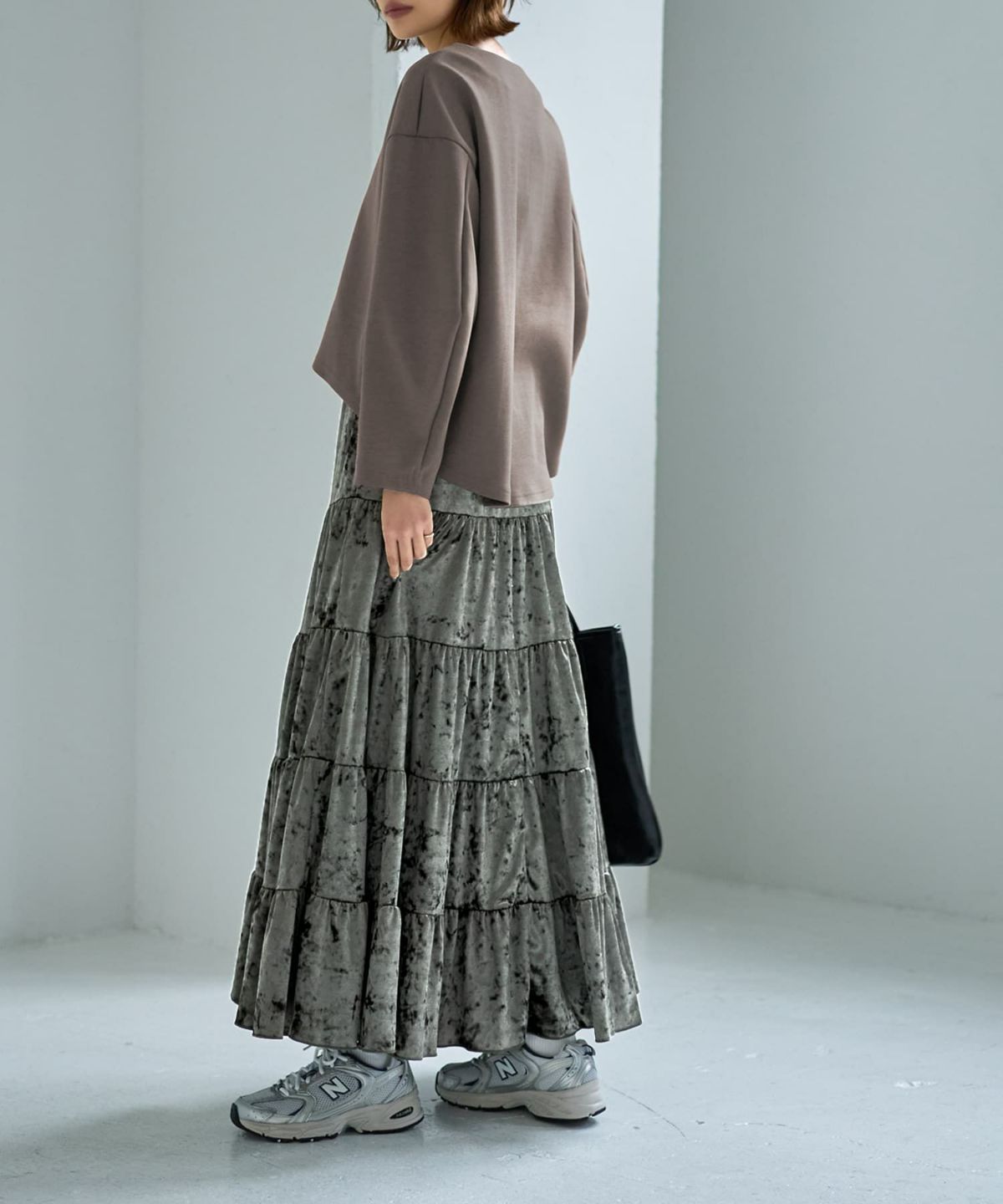 着用イメージ 167cm モスグリーン 02サイズ