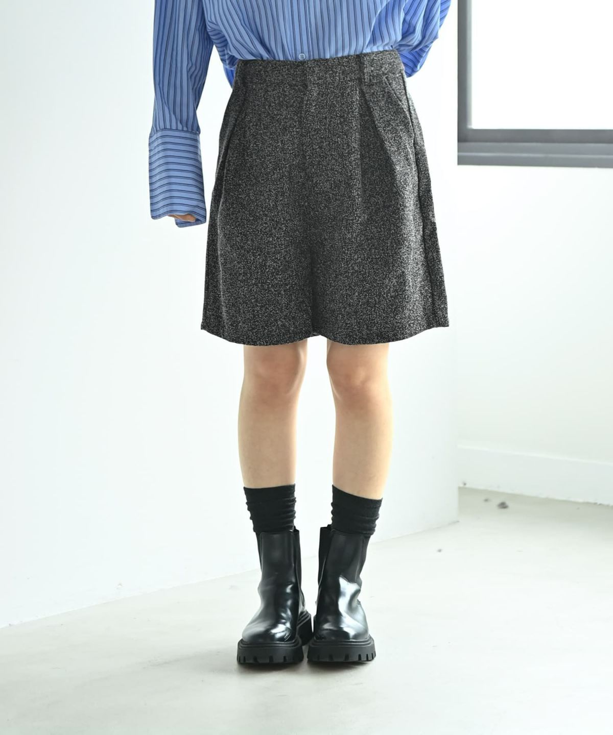 着用イメージ 167cm ブラック