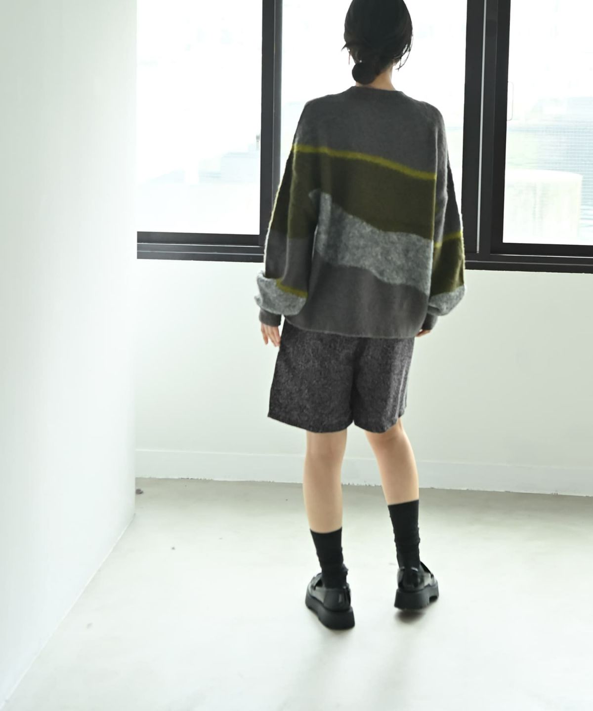 着用イメージ 167cm ブラック