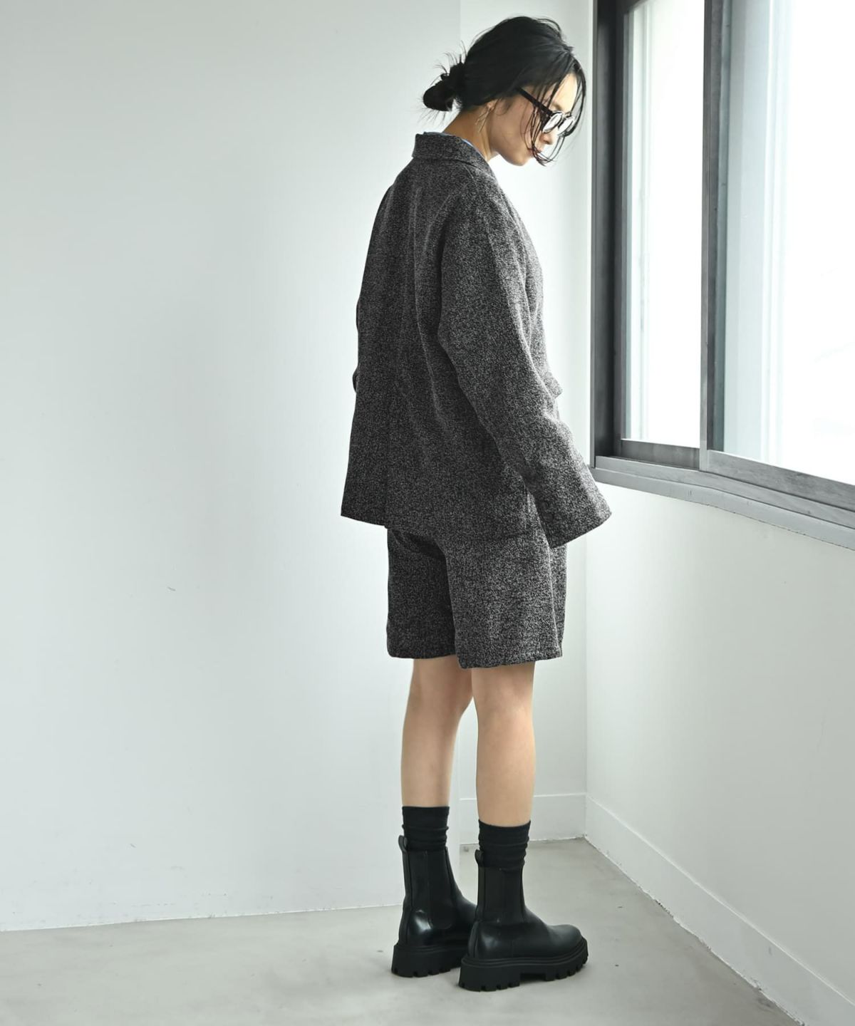 着用イメージ 167cm ブラック