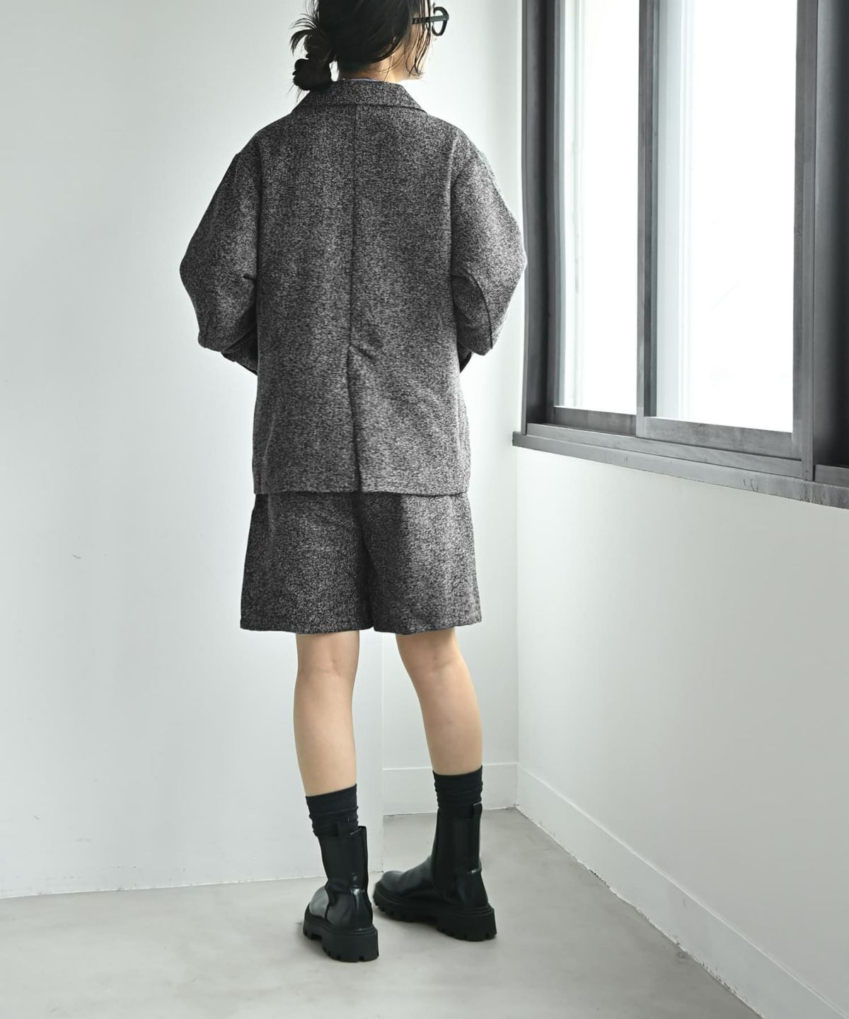 着用イメージ 167cm ブラック