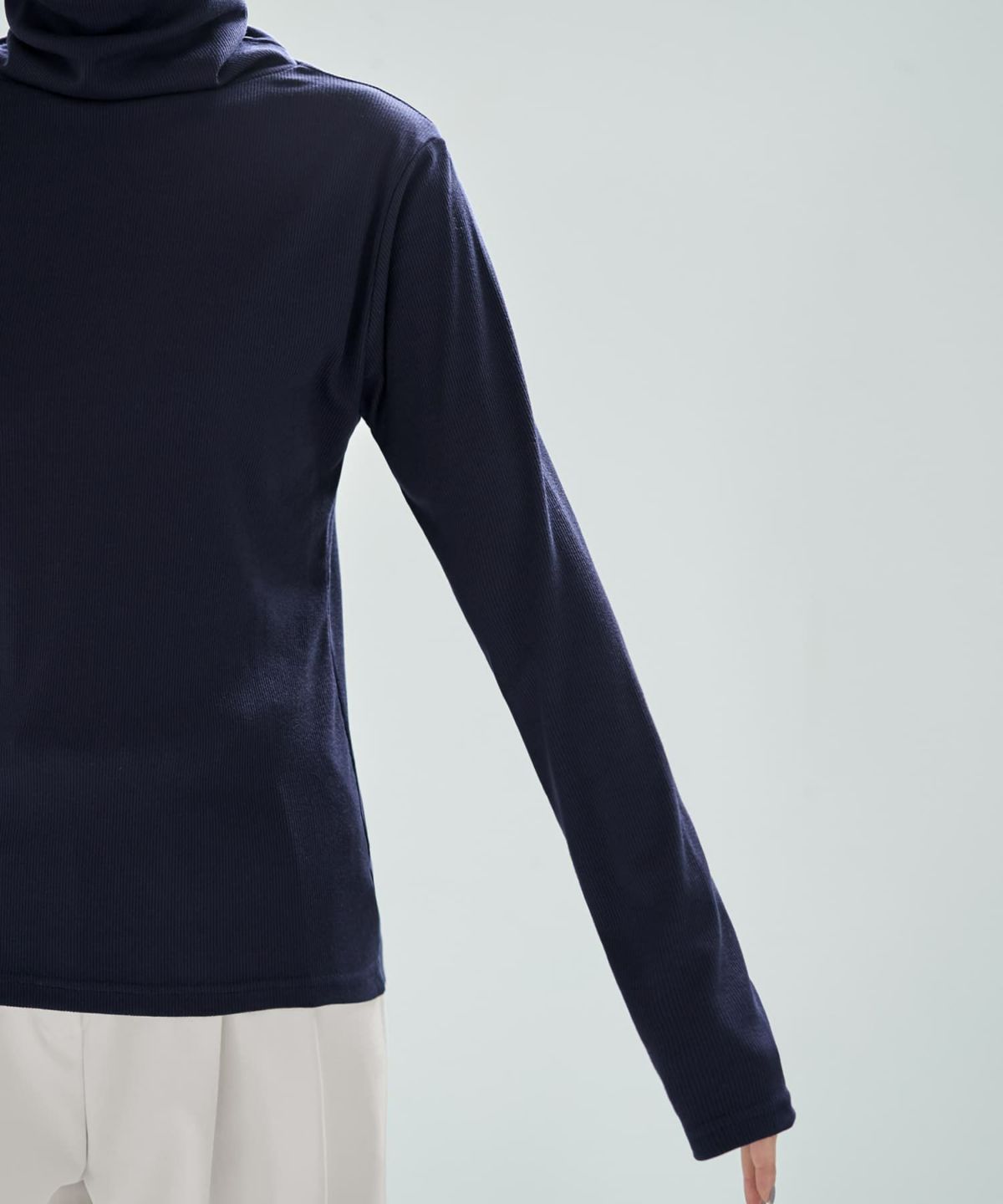 着用イメージ 167cm ネイビー