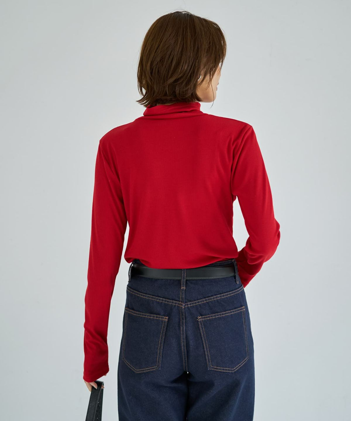 着用イメージ 167cm レッド 