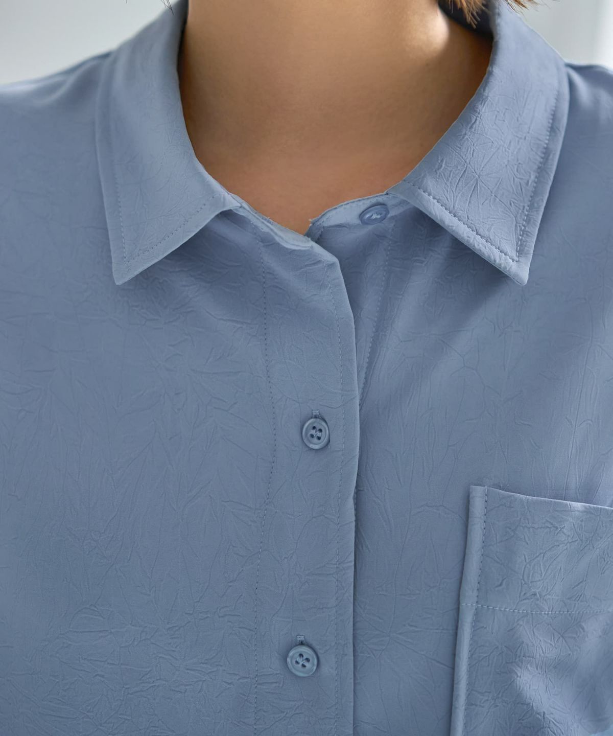 着用イメージ 167cm ライトブルー