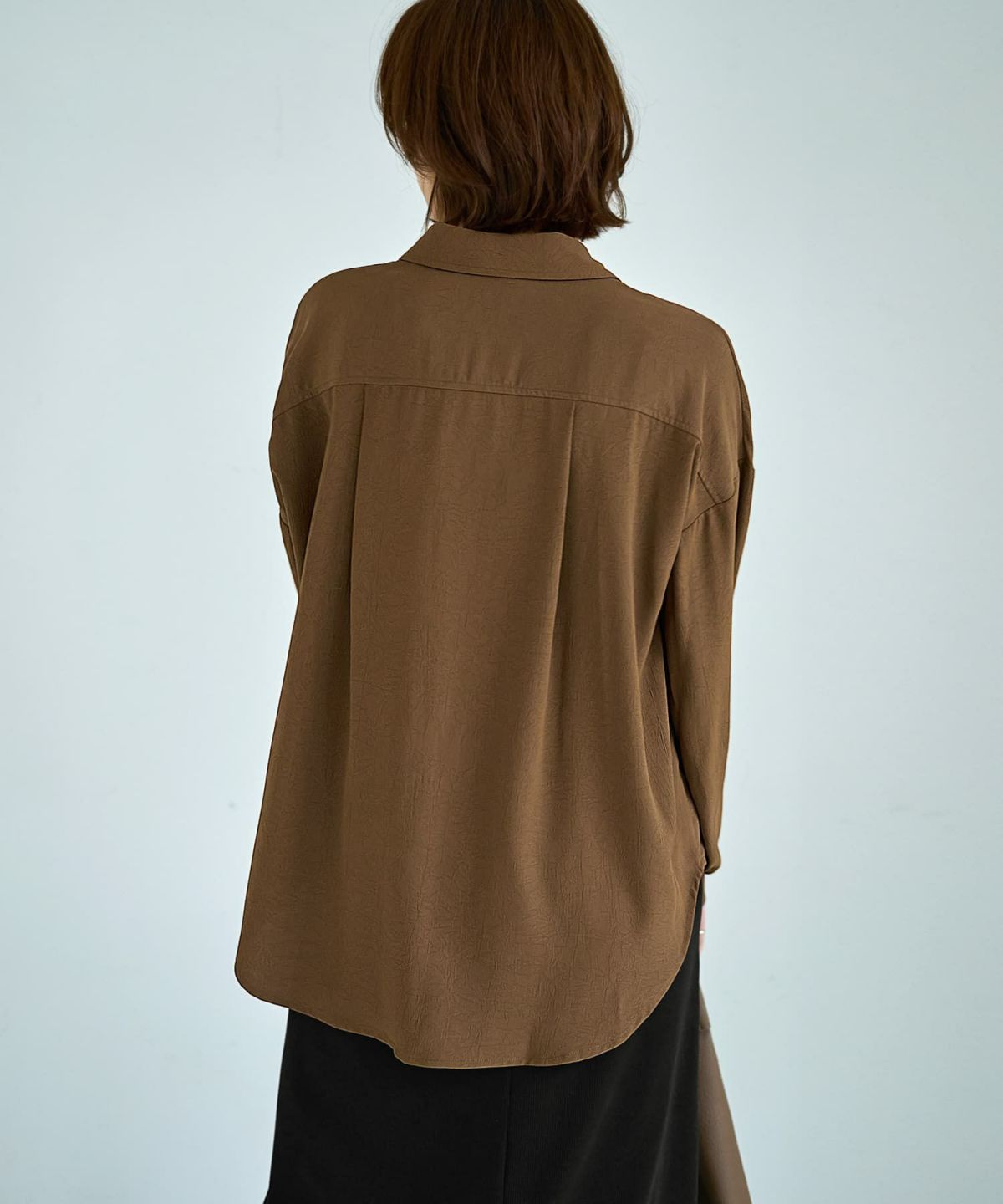 着用イメージ 167cm ブラウン