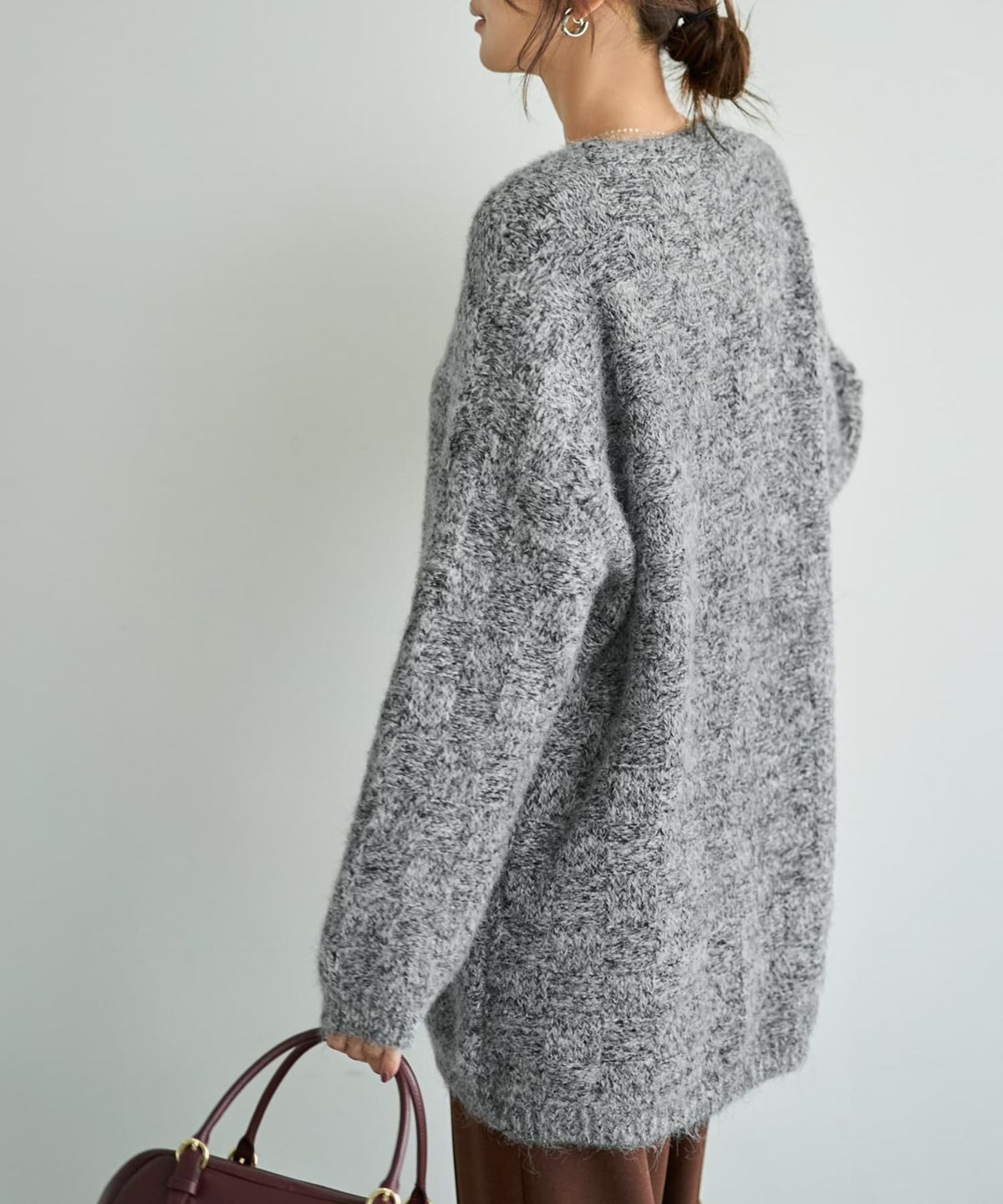 着用イメージ 166cm グレーミックス