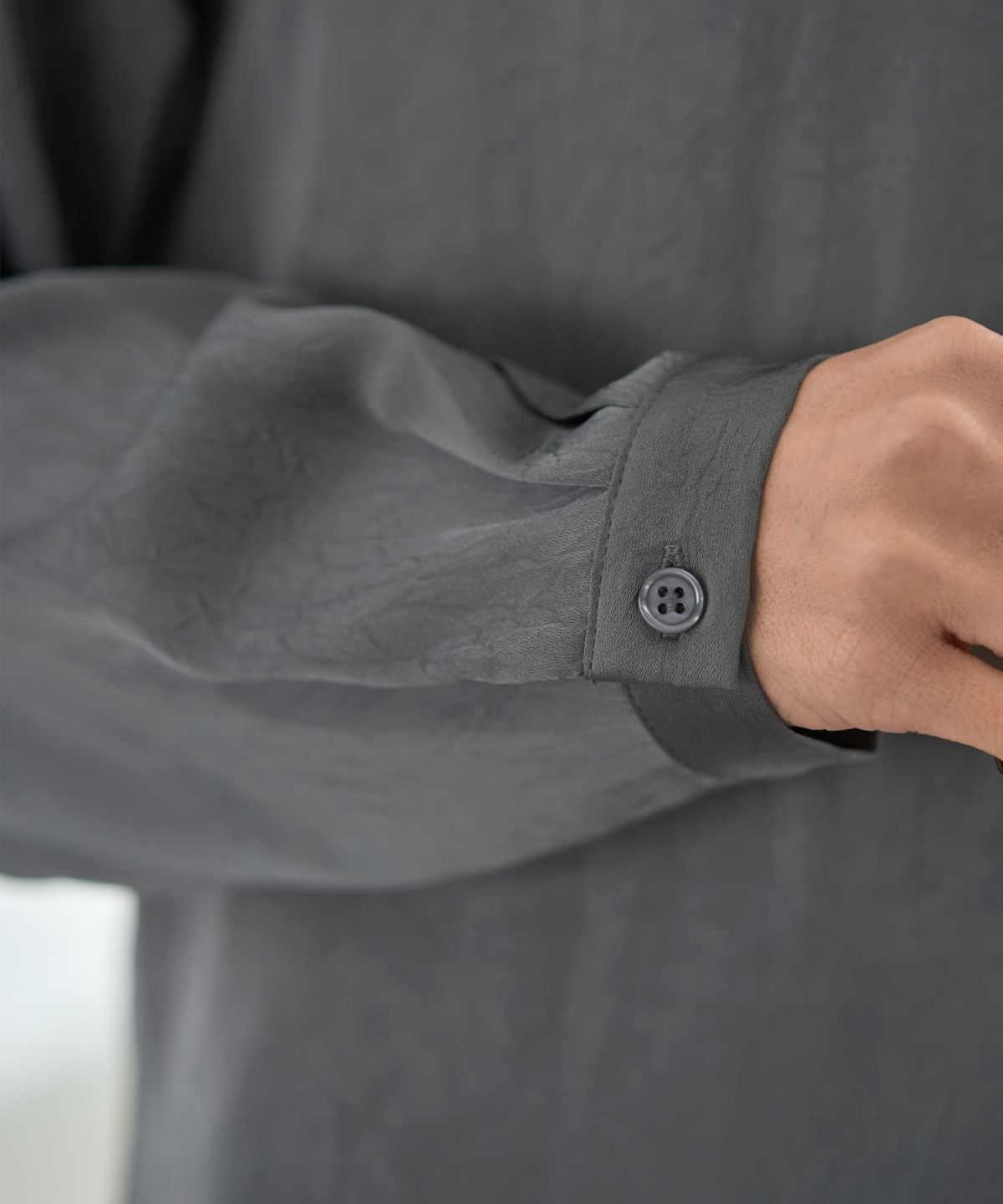 着用イメージ 167cm グレー