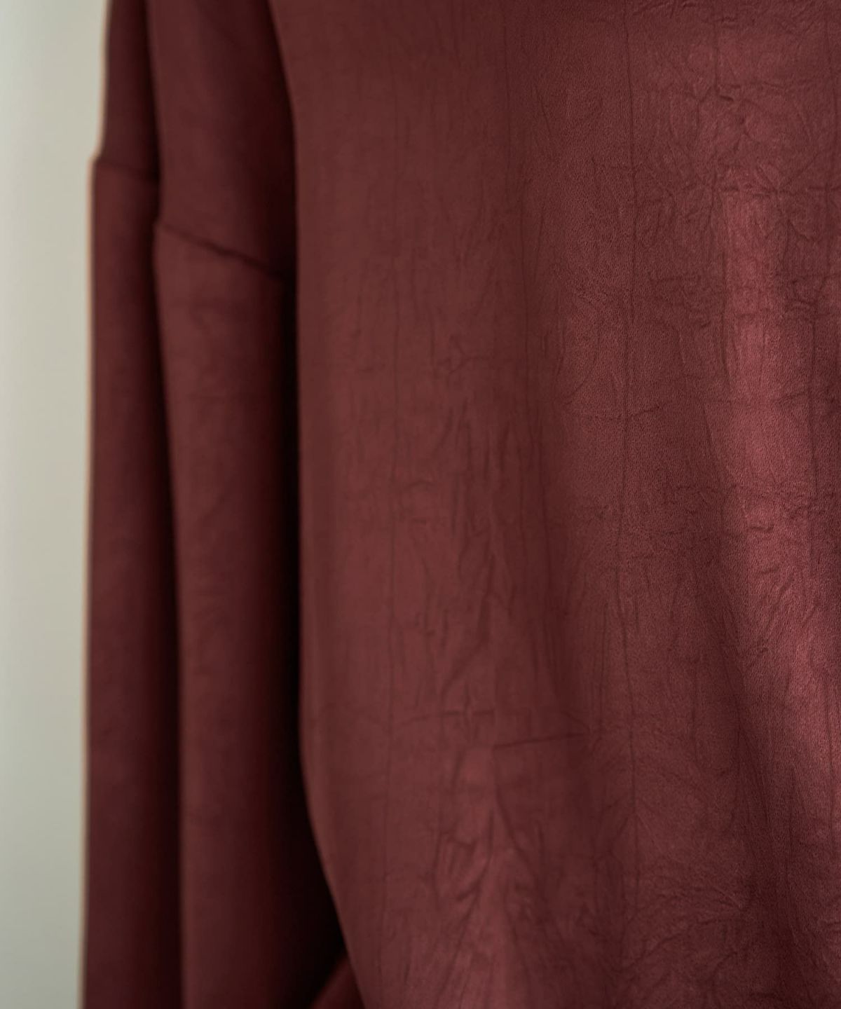 着用イメージ 167cm バーガンディ