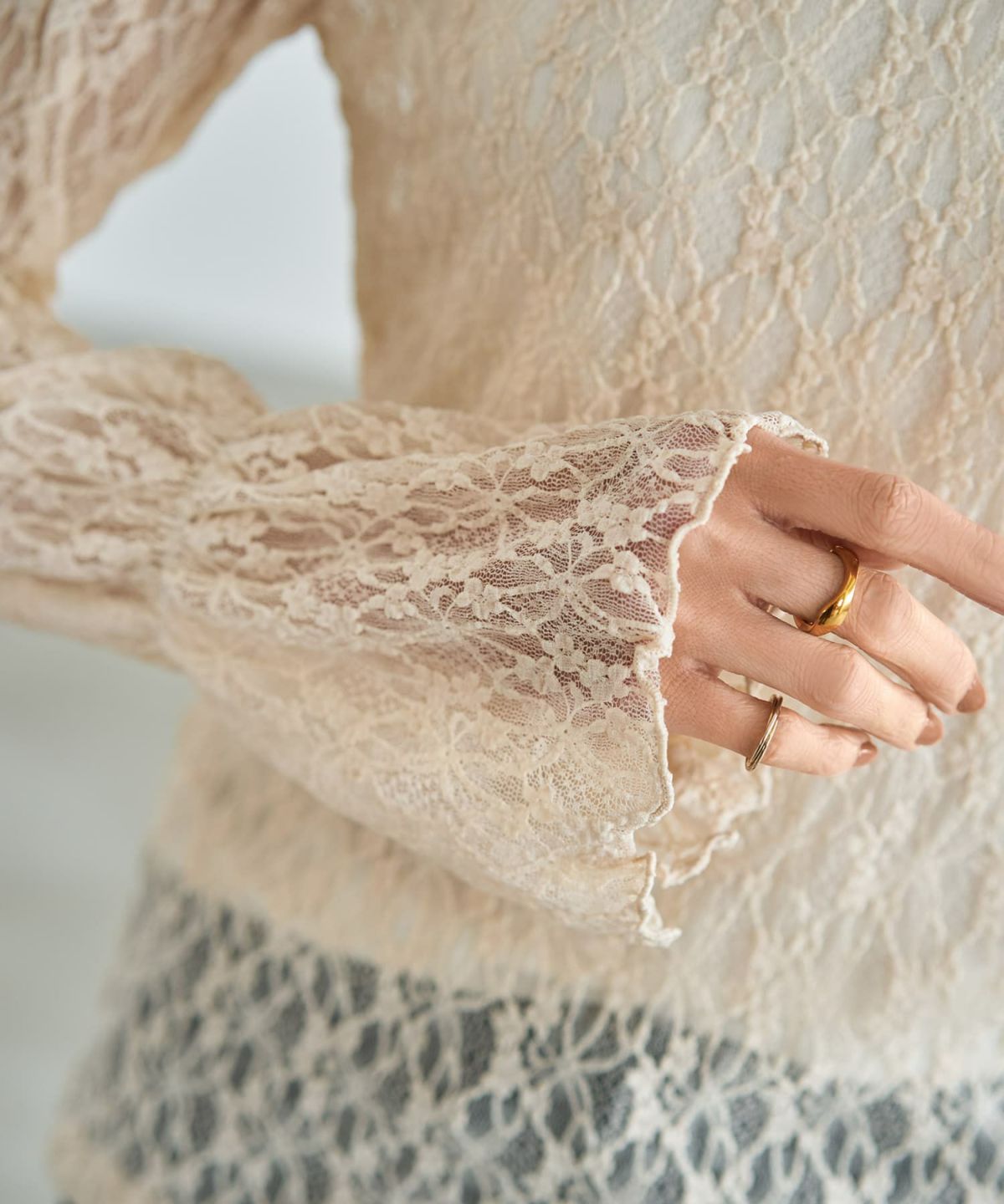 着用イメージ 167cm バニラ