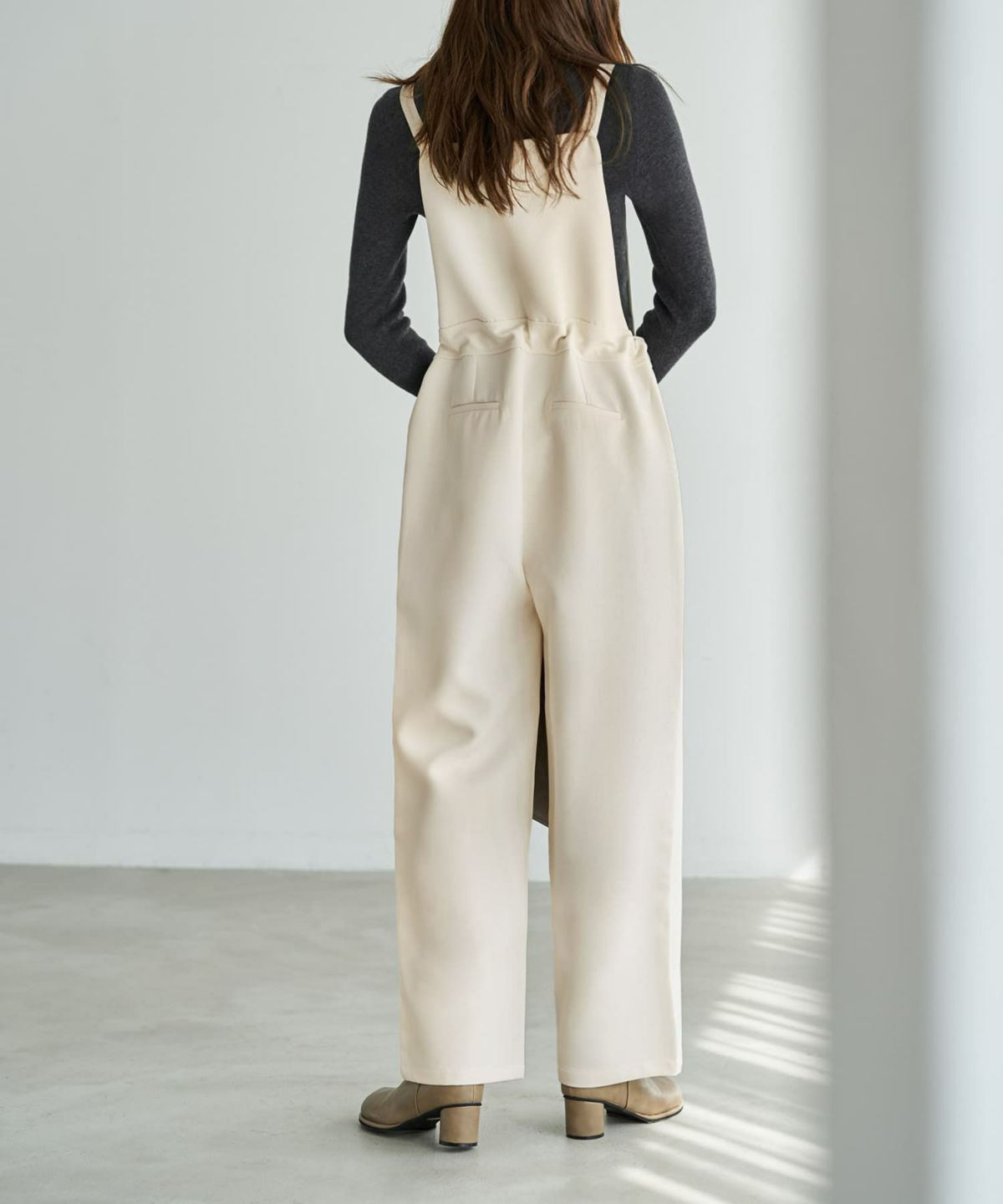 着用イメージ 167cm エクリュ