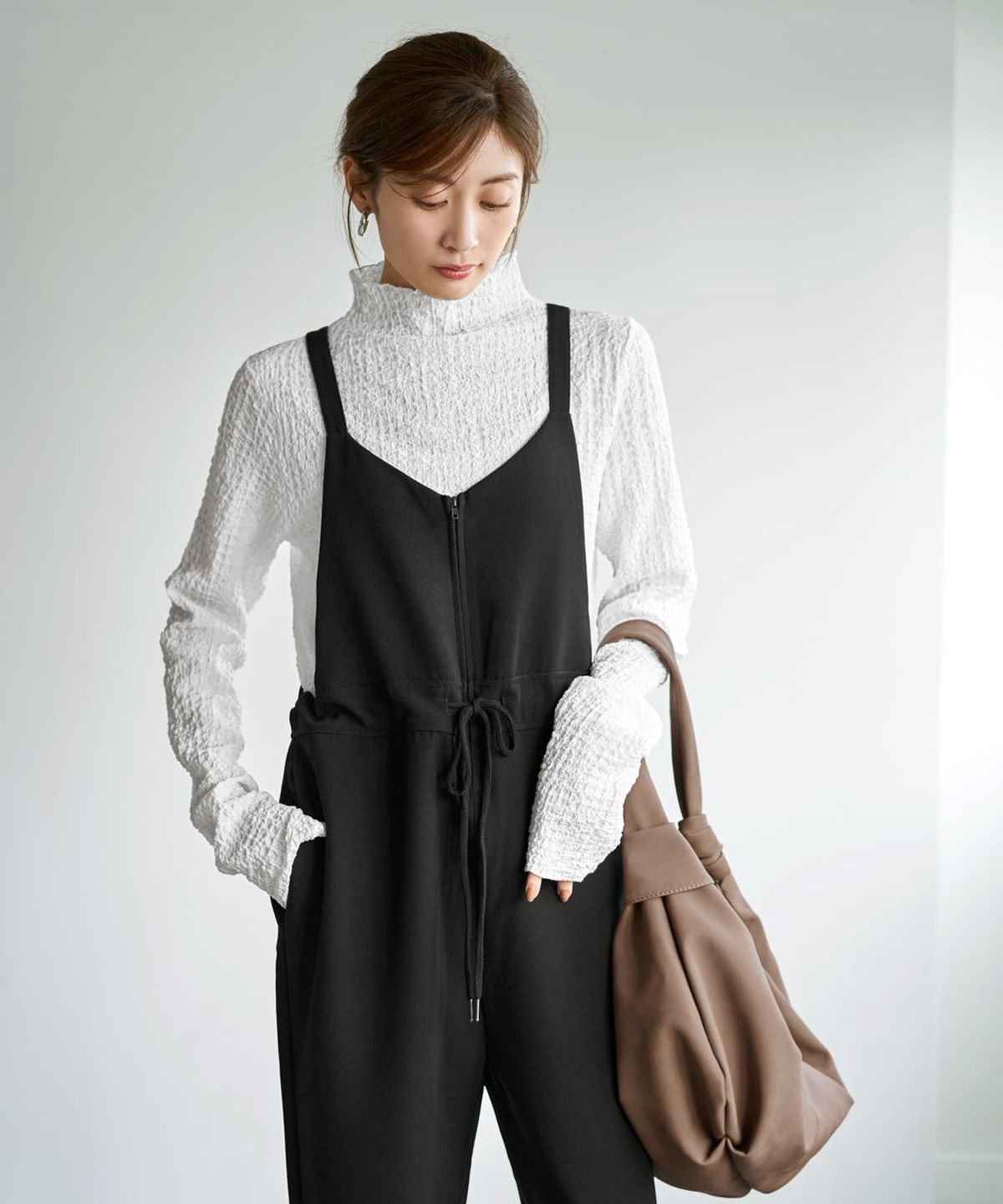 着用イメージ 167cm ブラック