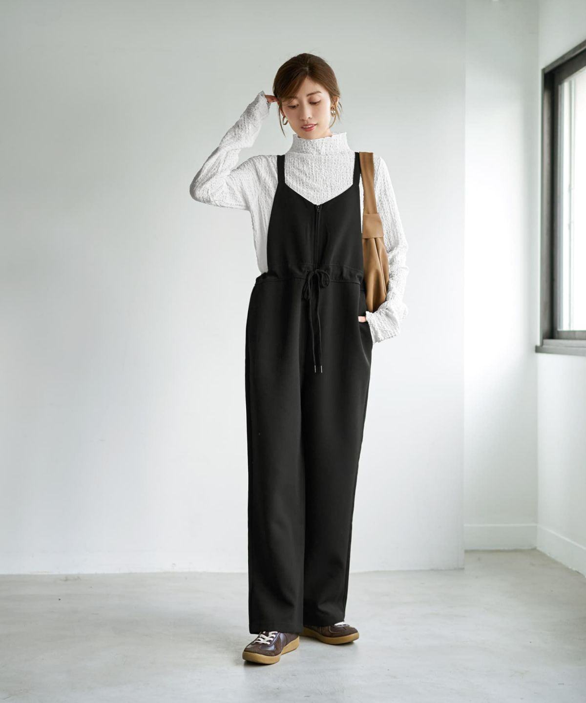 着用イメージ 167cm ブラック