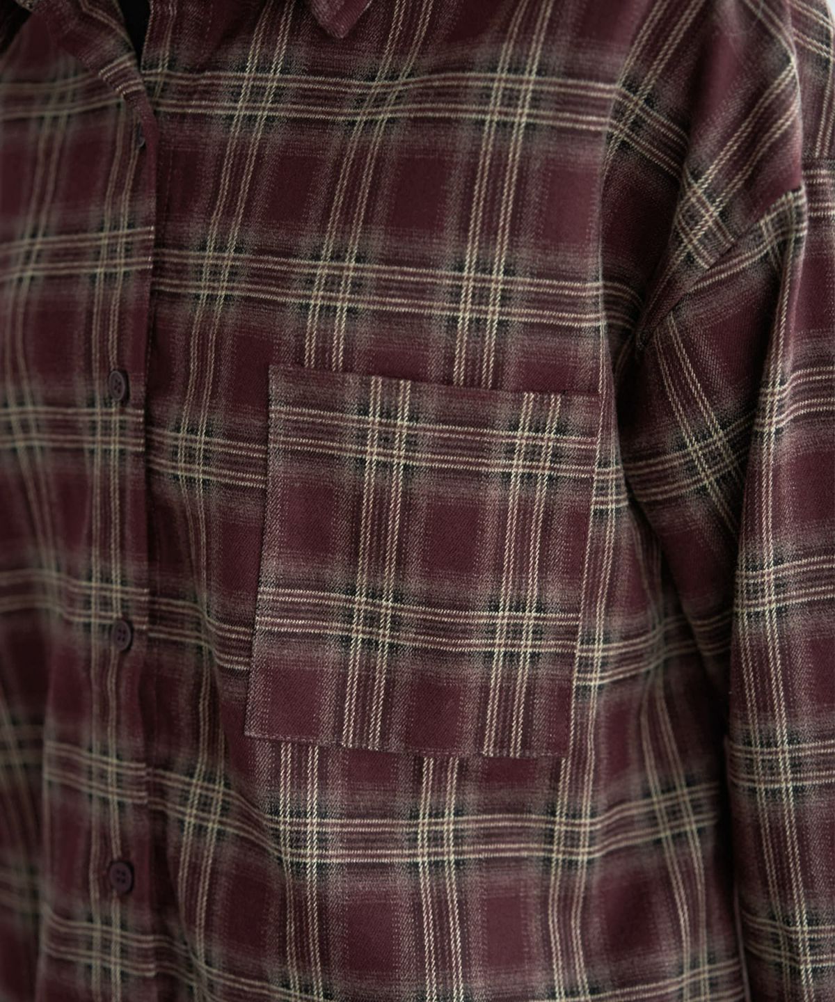 着用イメージ 167cm ワイン