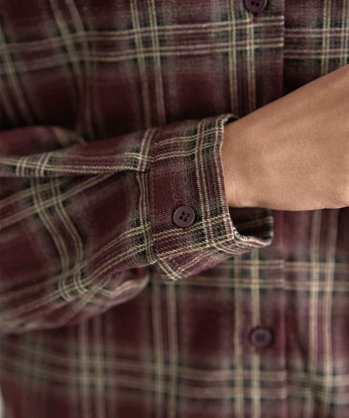 着用イメージ 167cm ワイン